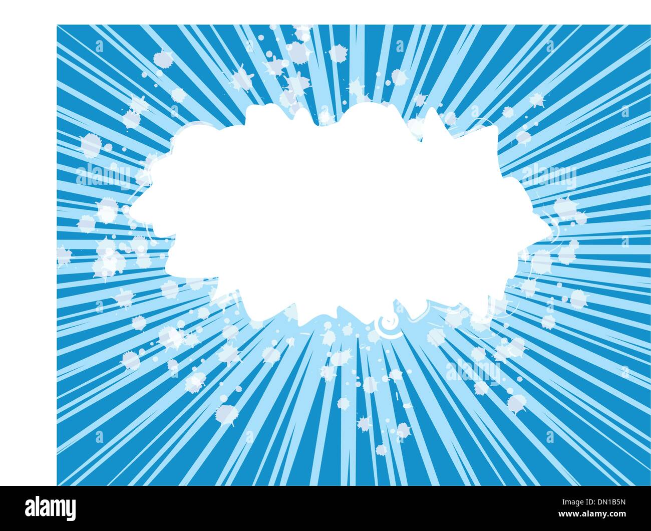 Blue explosion vector vectors Stock Vector Images - Alamy