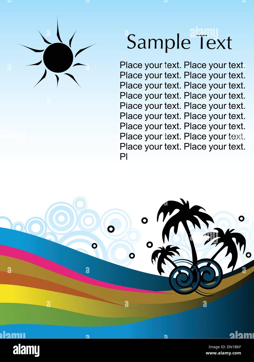 vector wallpaper, tropical background Stock Vector Image & Art - Alamy
