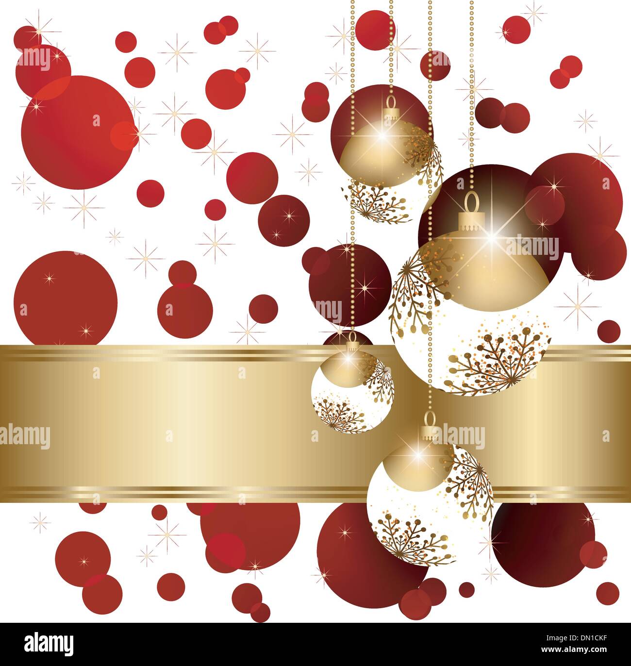 Sparkling Christmas Crystal Ball Greeting Card Stock Vector Image & Art ...