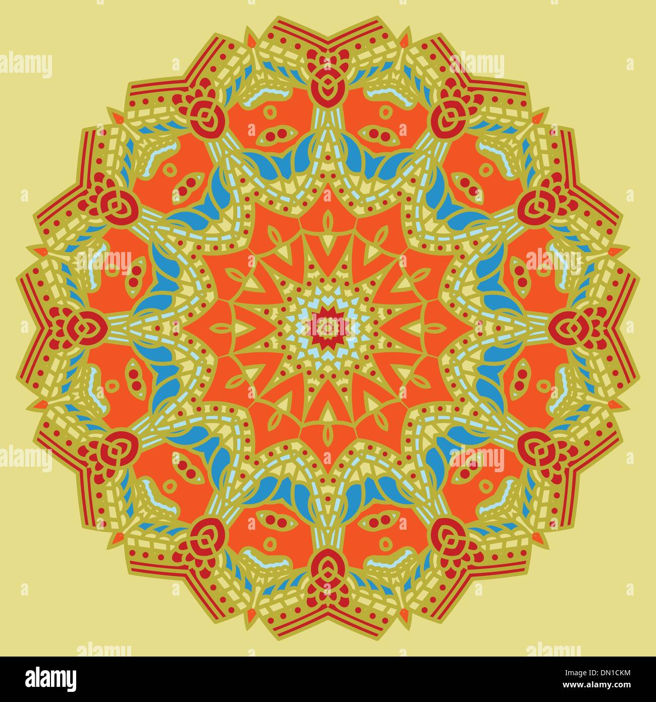 Vector round decorative design element Stock Vector Image & Art - Alamy