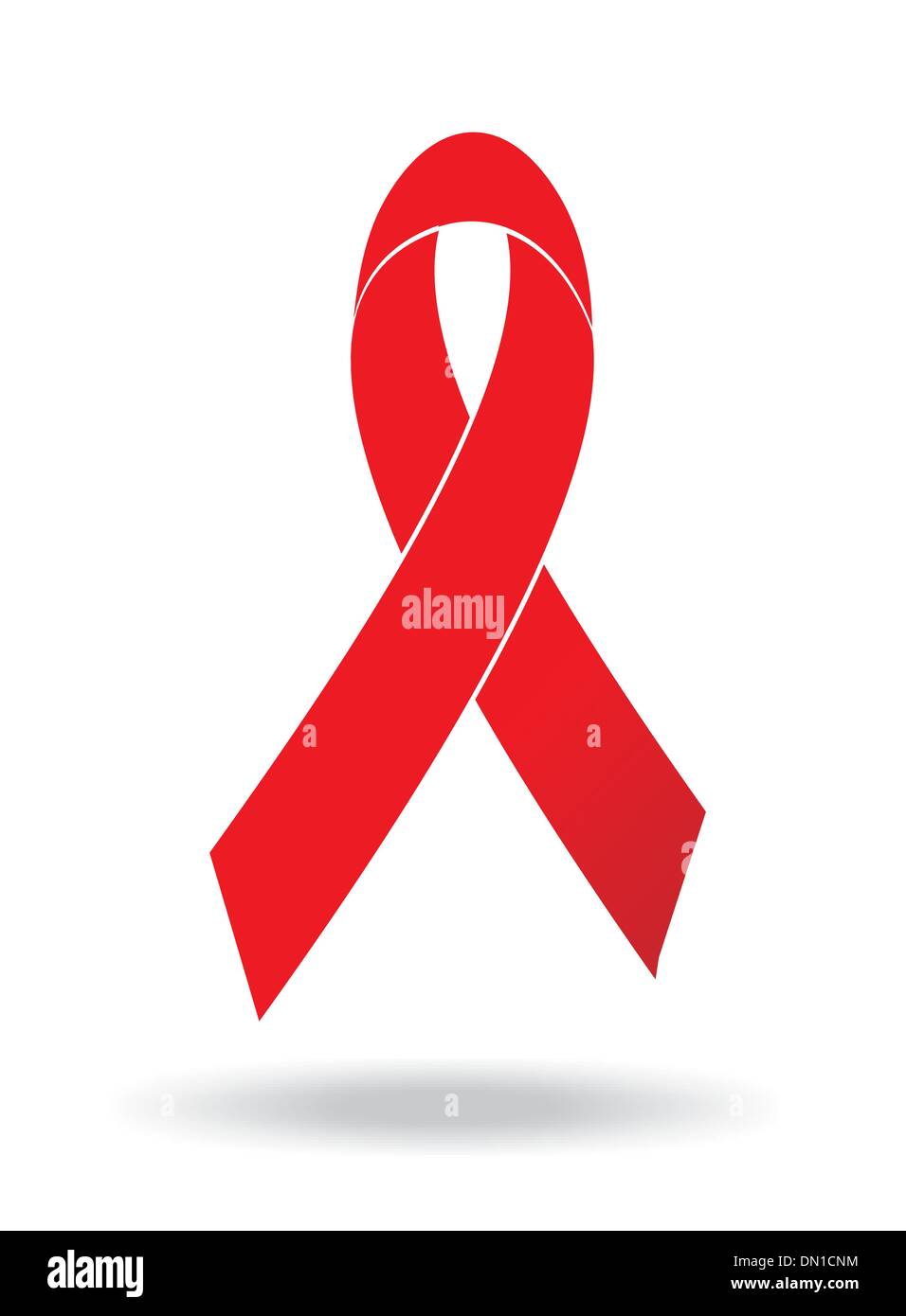 man jumping and red ribbon on white background Stock Vector Image & Art ...