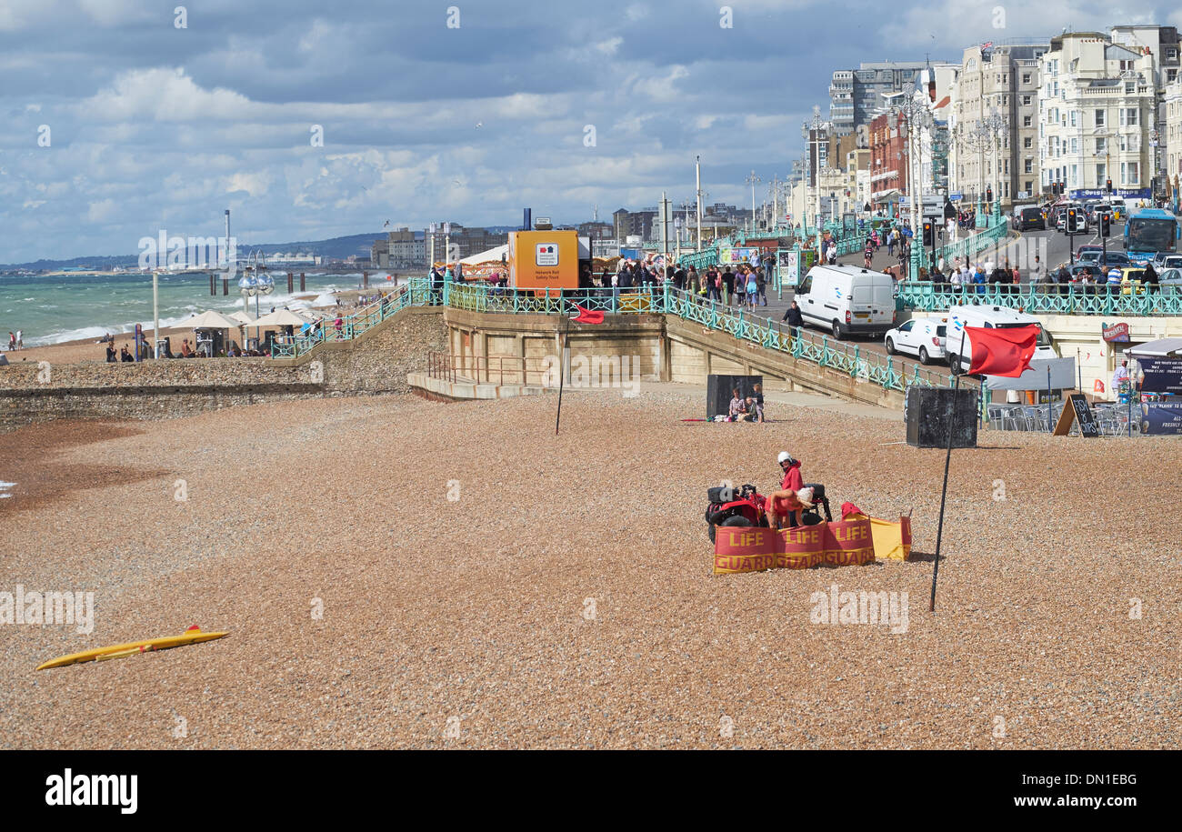 Brighton beach Lifeguards, Seaside attraction Sussex, England UK. Stock Photo