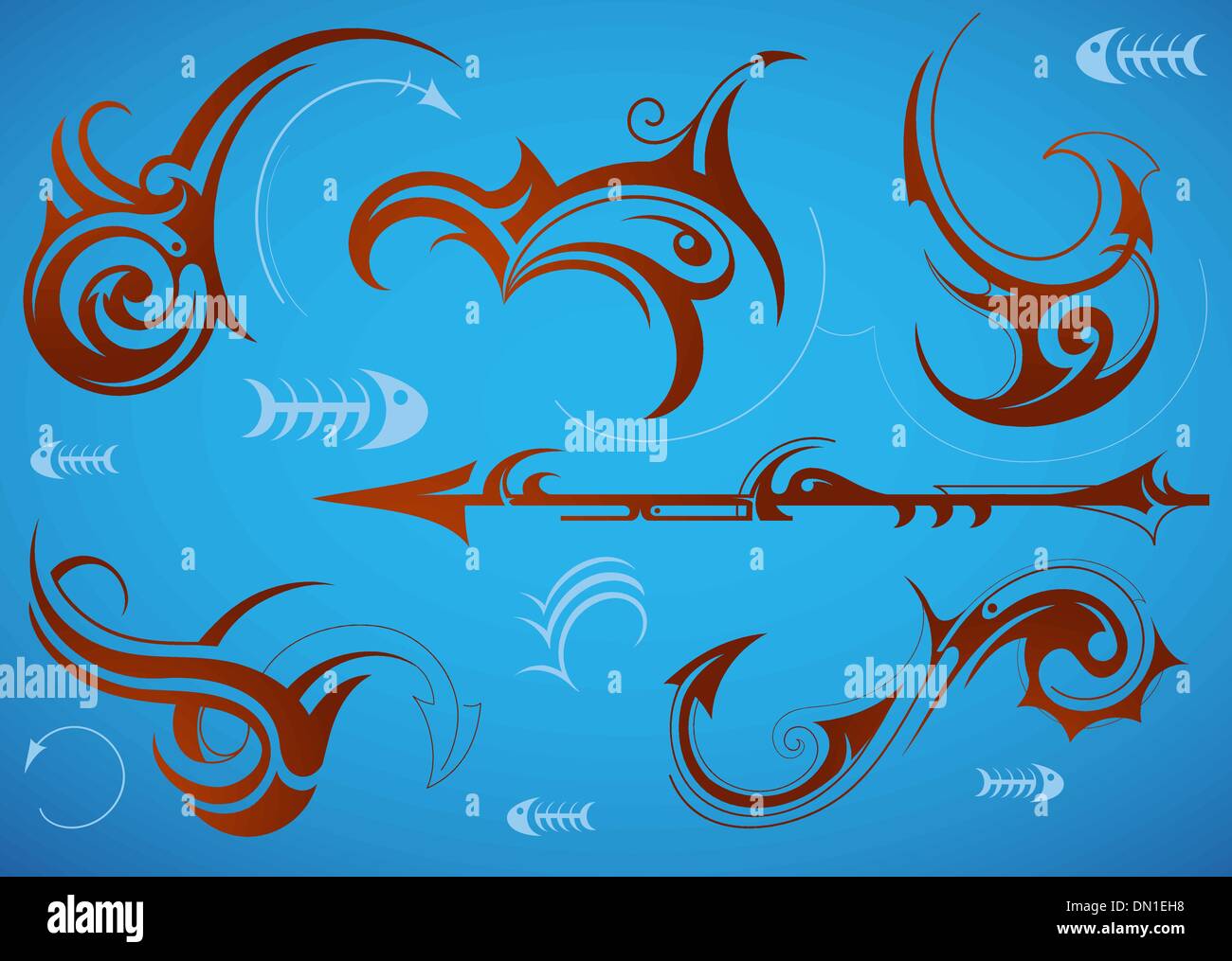 Tribal art vectors hi-res stock photography and images - Alamy