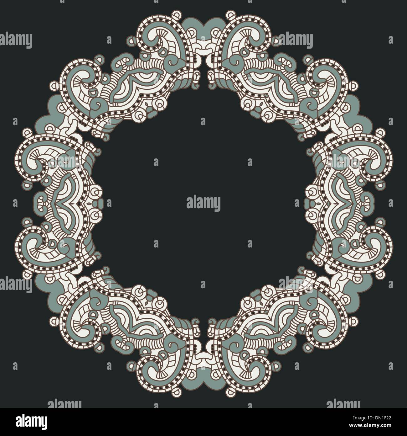 Traditinal Pattern Round Ornamental round pattern Stock Vector Image & Art - Alamy