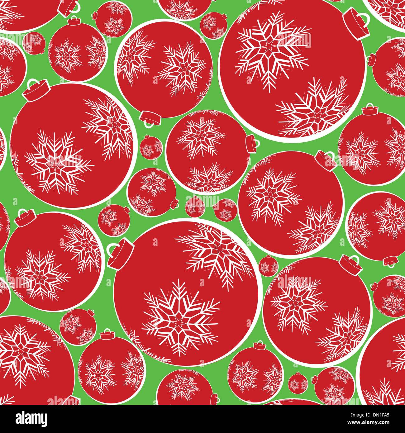 Christmas balls seamless vector Stock Vector Image & Art - Alamy