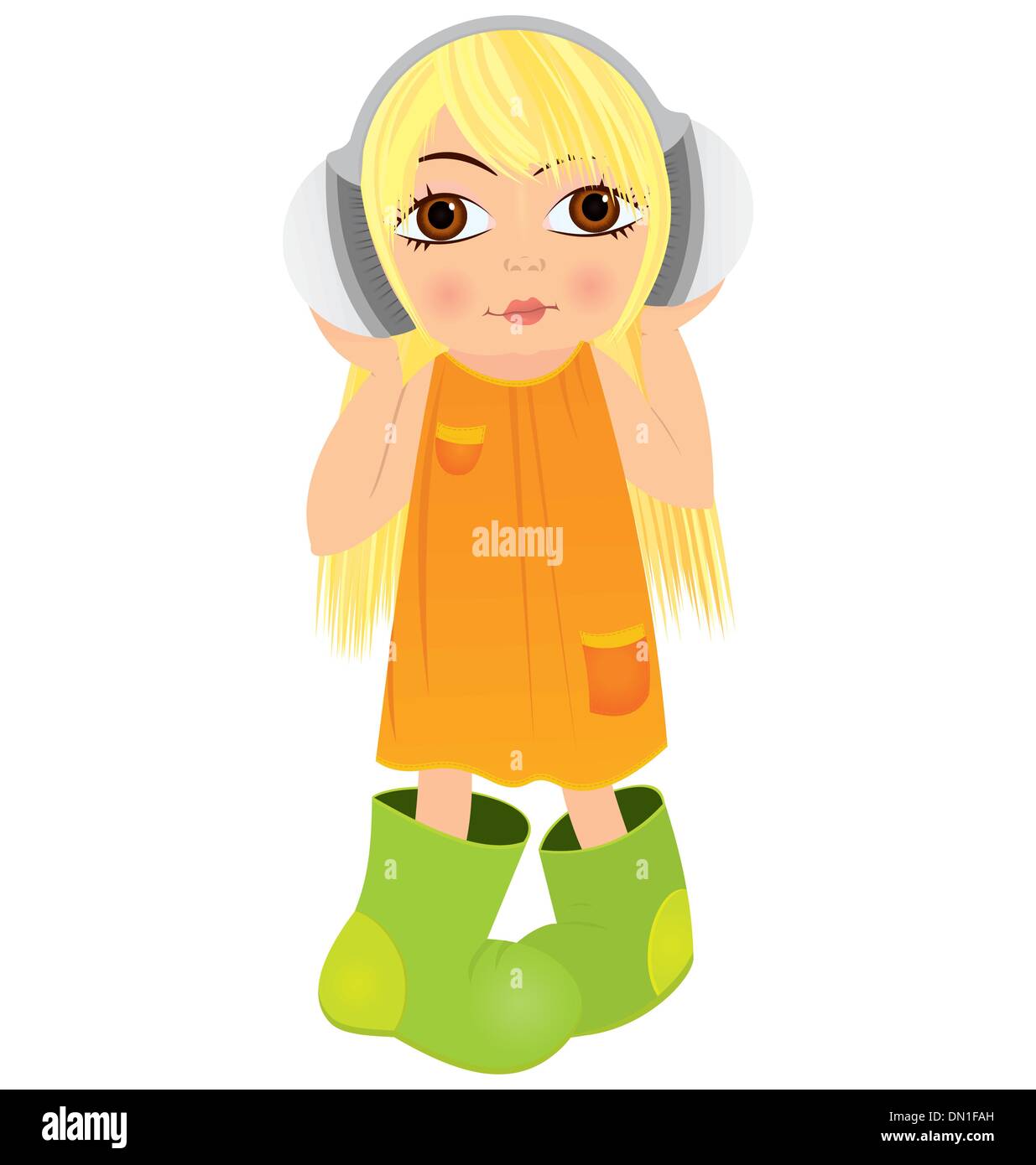 Cartoon Girl High Resolution Stock Photography And Images Alamy