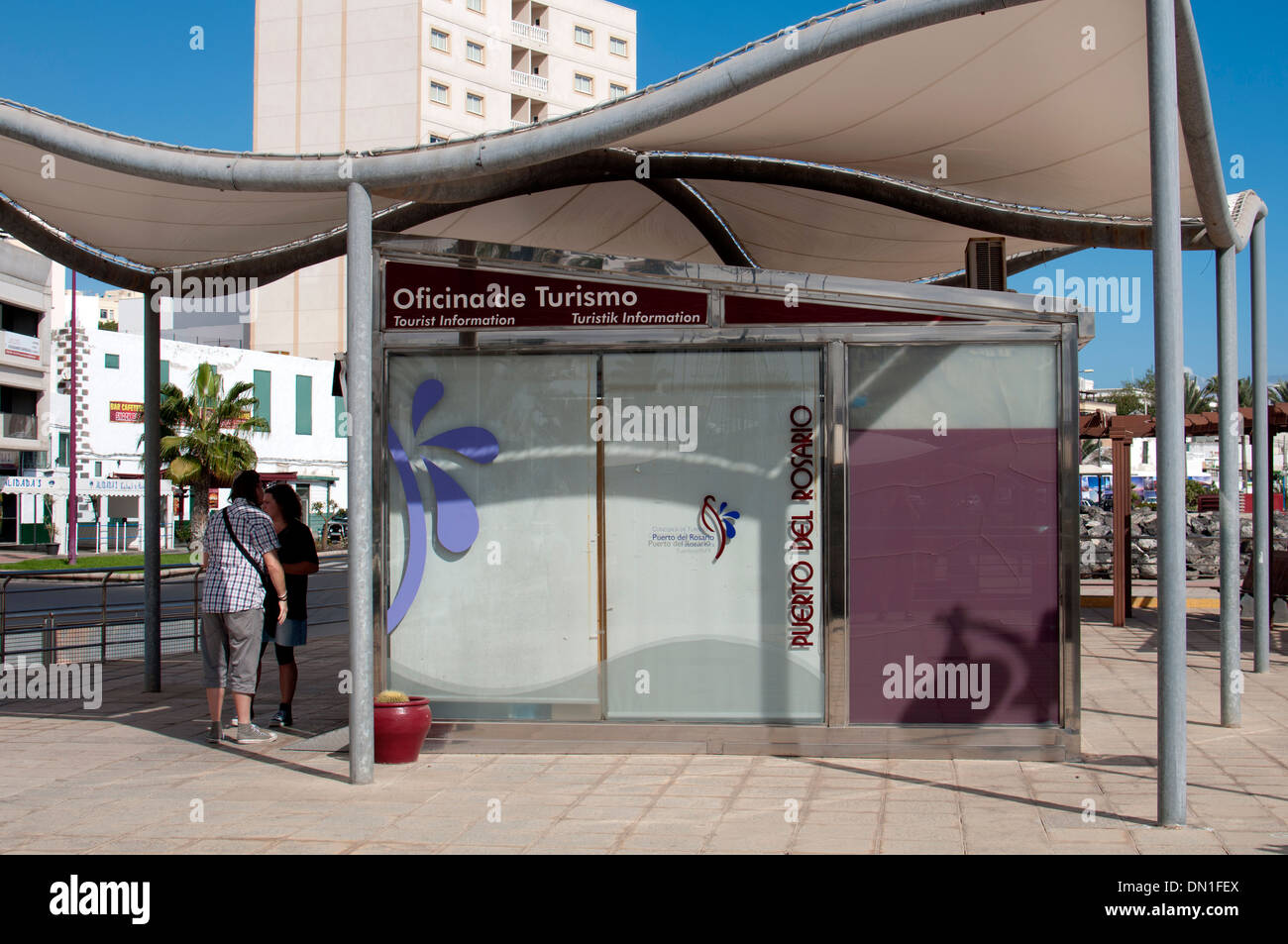 Tourist information office, Puerto del Rosario, Fuerteventura, Canary Islands, Spain. Stock Photo
