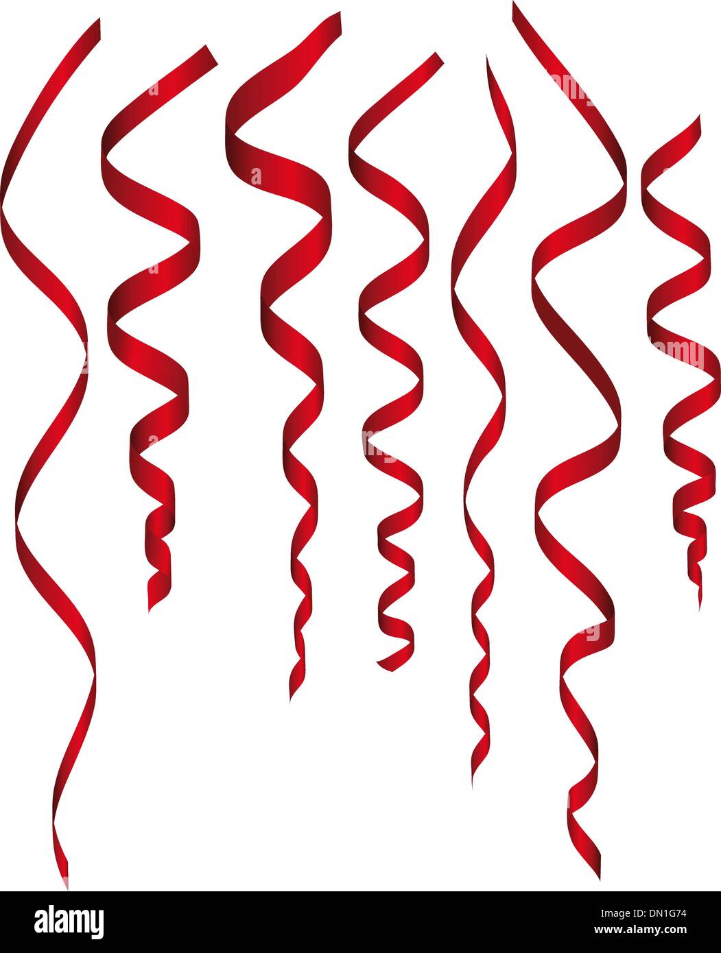 Paper Streamer Set Stock Vector Image & Art Alamy