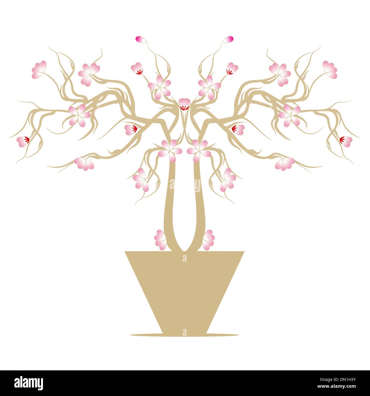Cherry blossom detail Stock Vector Images - Alamy