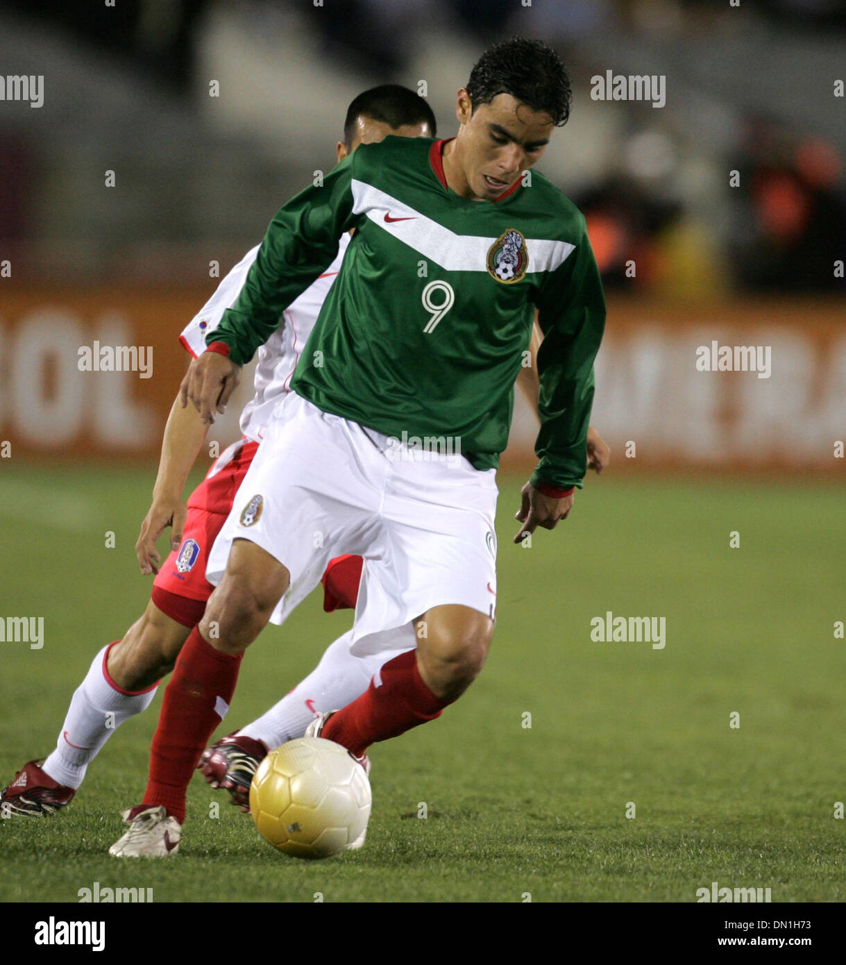 Feb 15, 2006; Los Angeles, CA, USA; SOCCER: (9) Omar Bravo from the ...