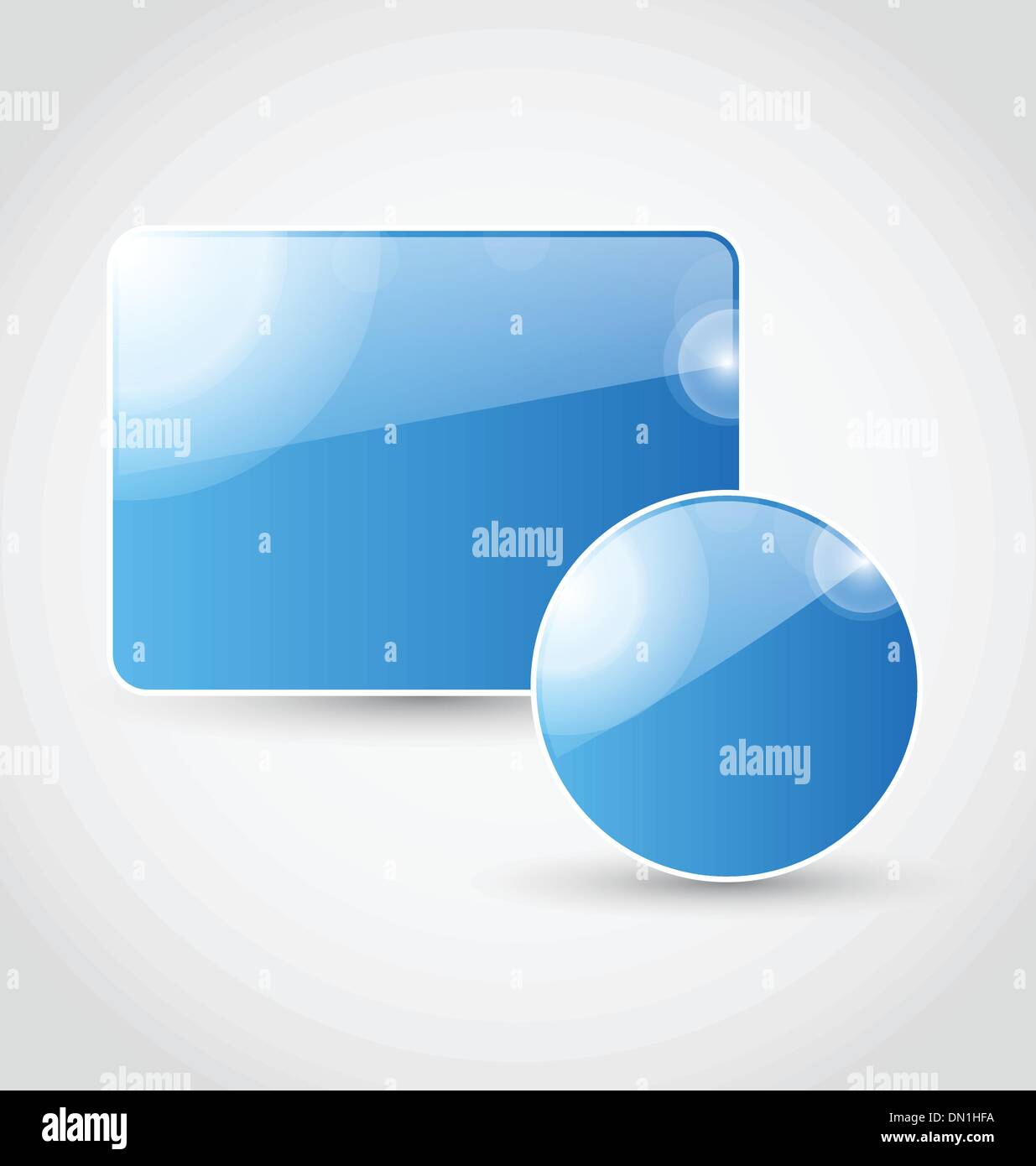 Set blue speech bubbles isolated Stock Vector Image & Art - Alamy