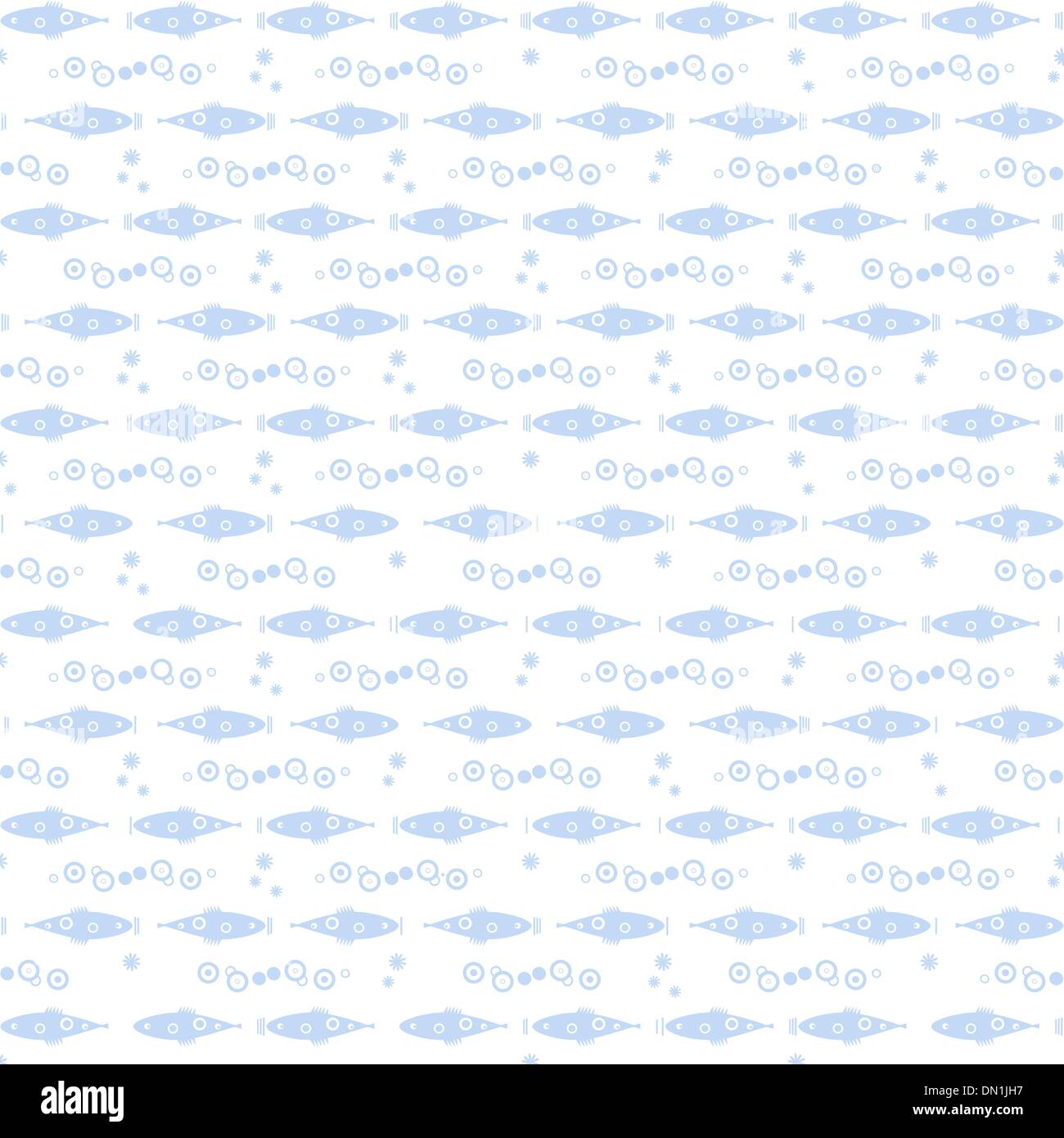 Seamless fish and floral pattern Stock Vector Image & Art - Alamy