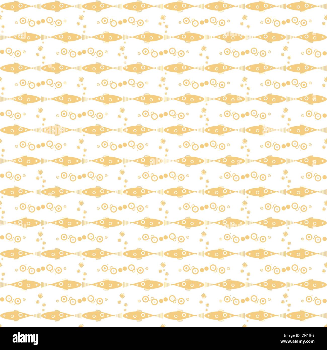 Seamless fish and floral pattern Stock Vector Image & Art - Alamy