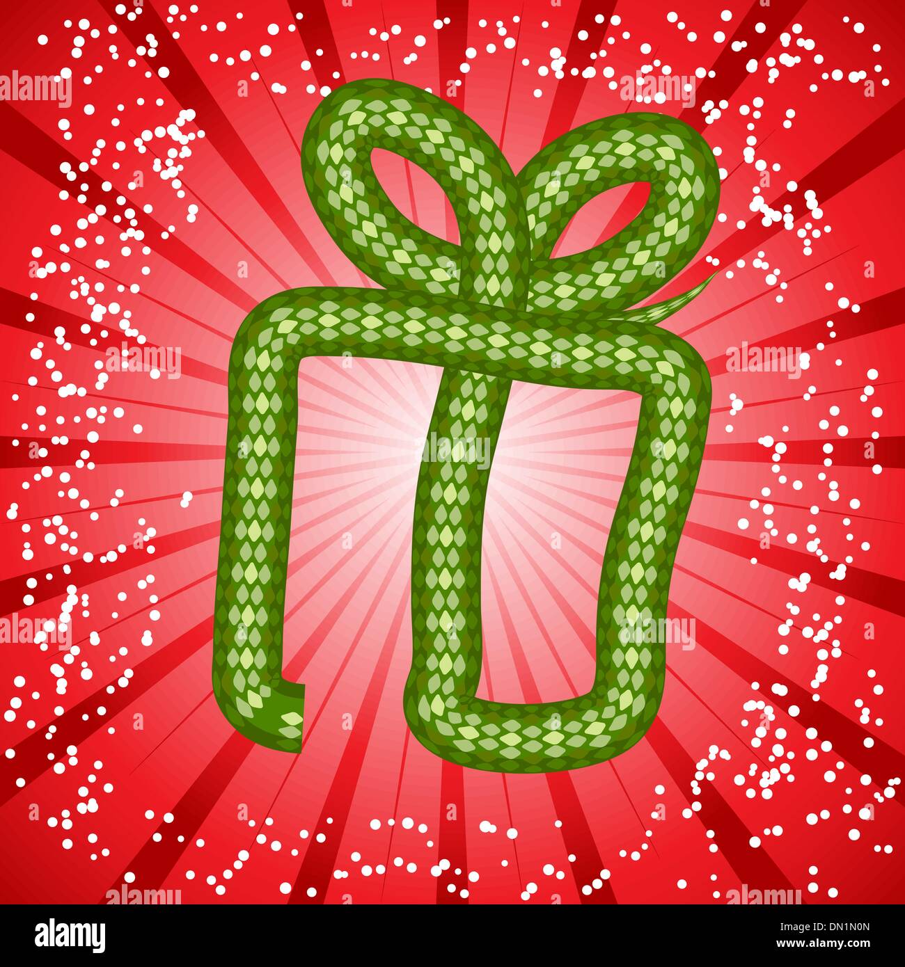 Cute snake (symbol of 2013 year Stock Vector Image & Art - Alamy