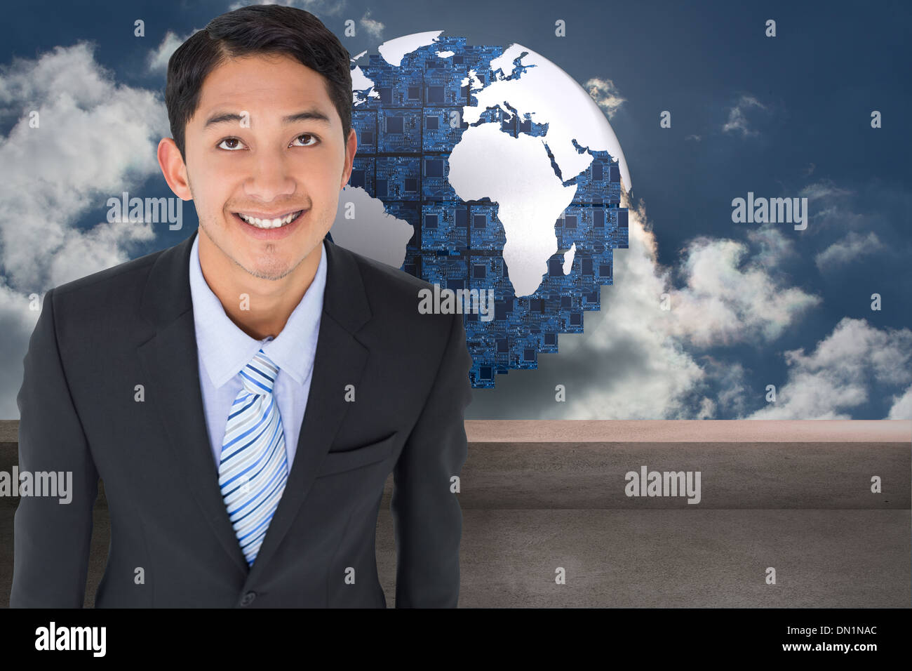 Young asian businessman smiling hi-res stock photography and images - Alamy