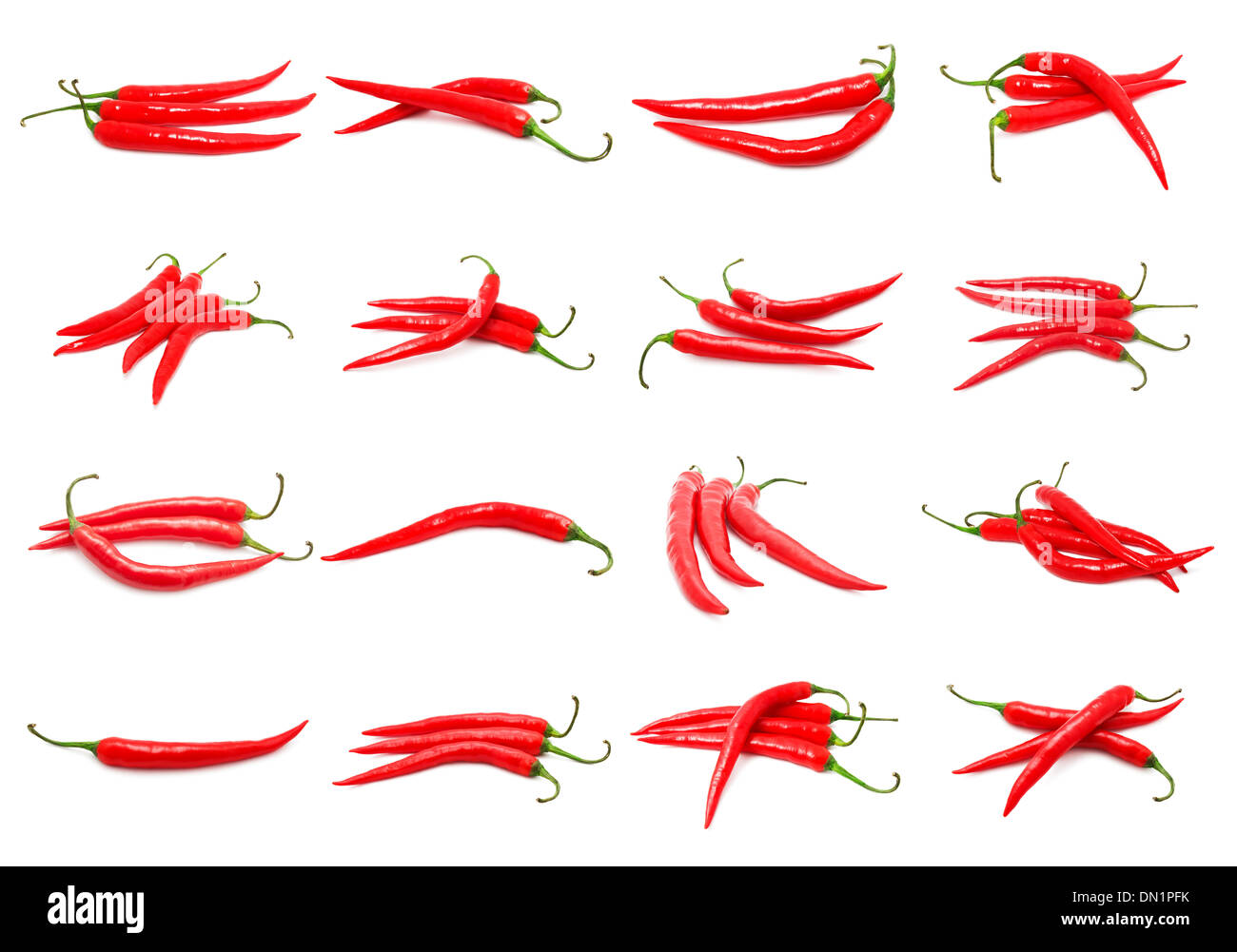 Chili pepper collection hi-res stock photography and images - Alamy
