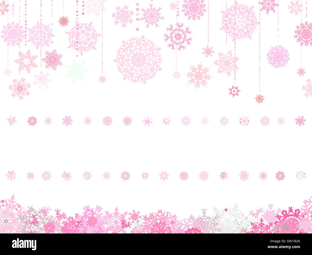 Christmas background with white snowflakes. EPS 8 Stock Vector Image ...