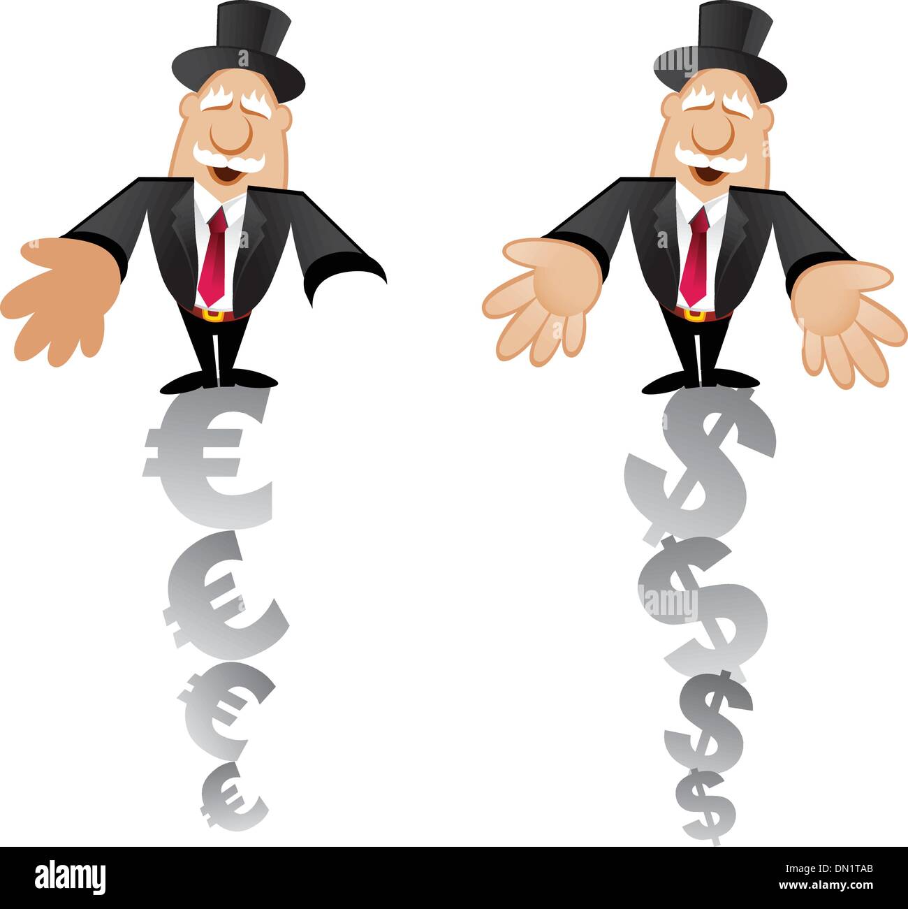 Rich Men Stock Vector