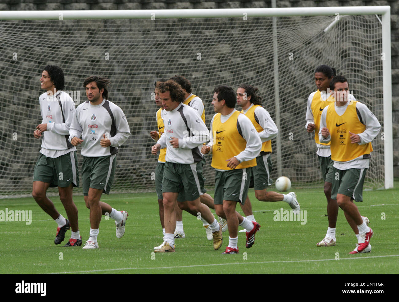 Mar 27, 2006; Mexico City, MEXICO; SOCCER Mexico soccer team players