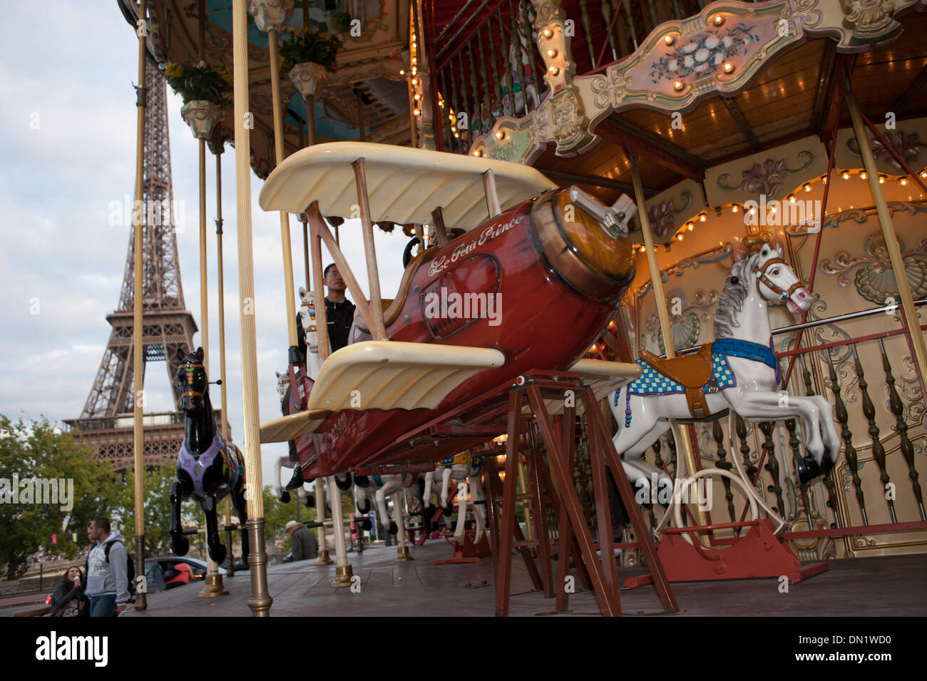 MANEGES DAUTREFOIS メリーゴーランド French antique merry go round hi-res stock photography and