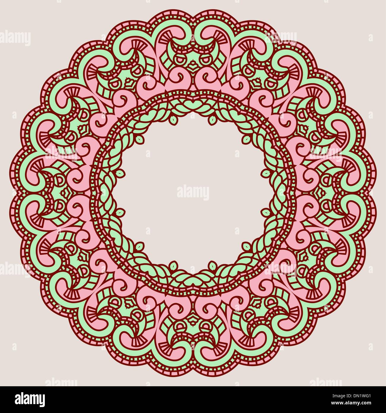 Vector round decorative design element Stock Vector Image & Art - Alamy