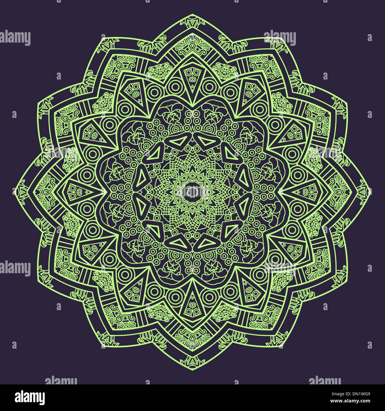 Vector round decorative design element Stock Vector Image & Art - Alamy