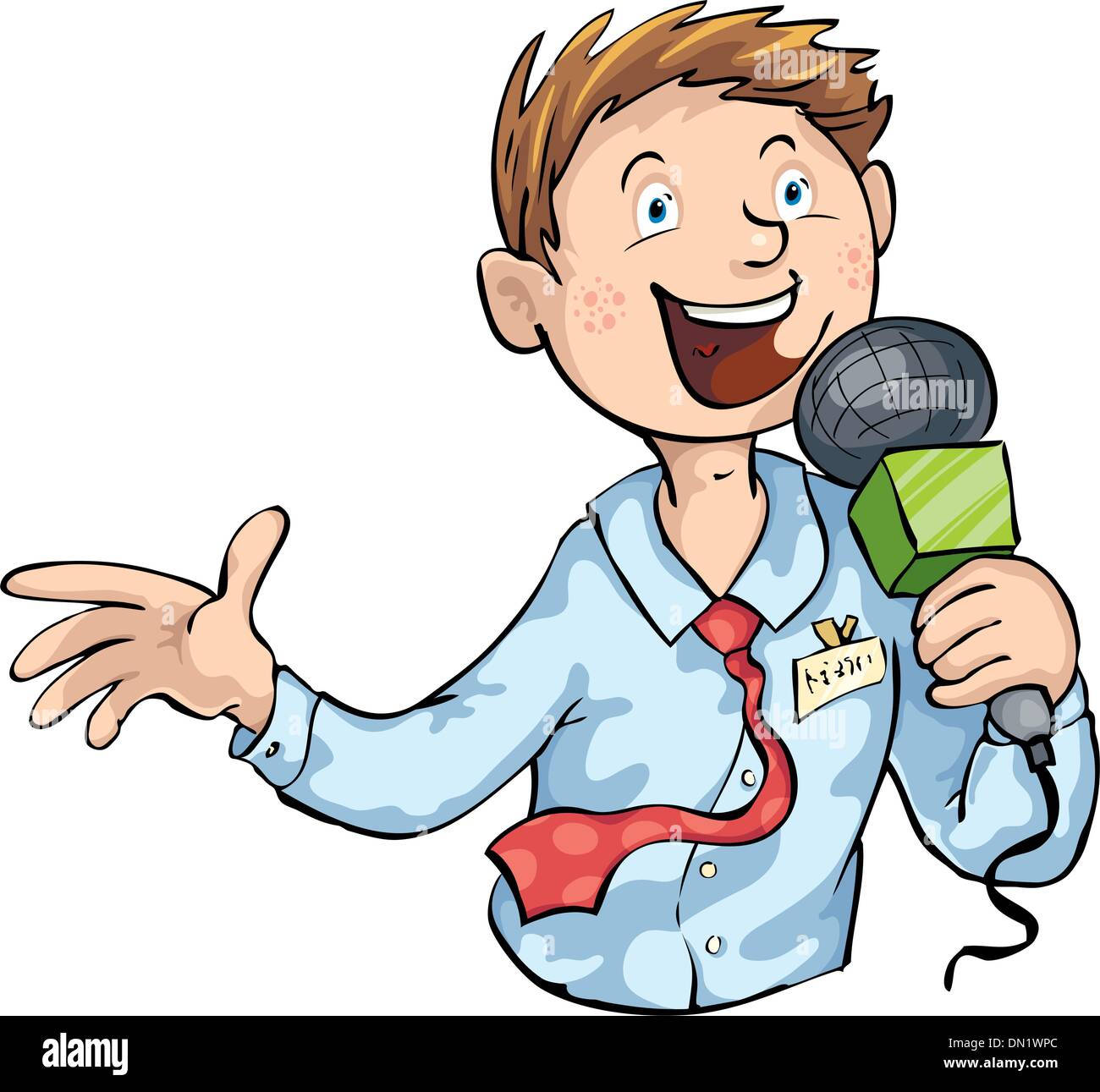Journalist report Stock Vector Images Alamy