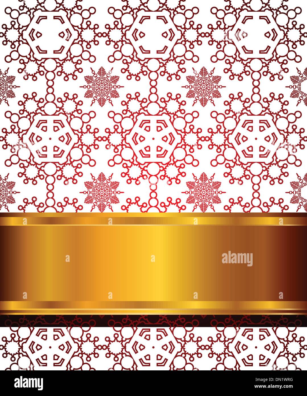 background with snowflakes element Stock Vector