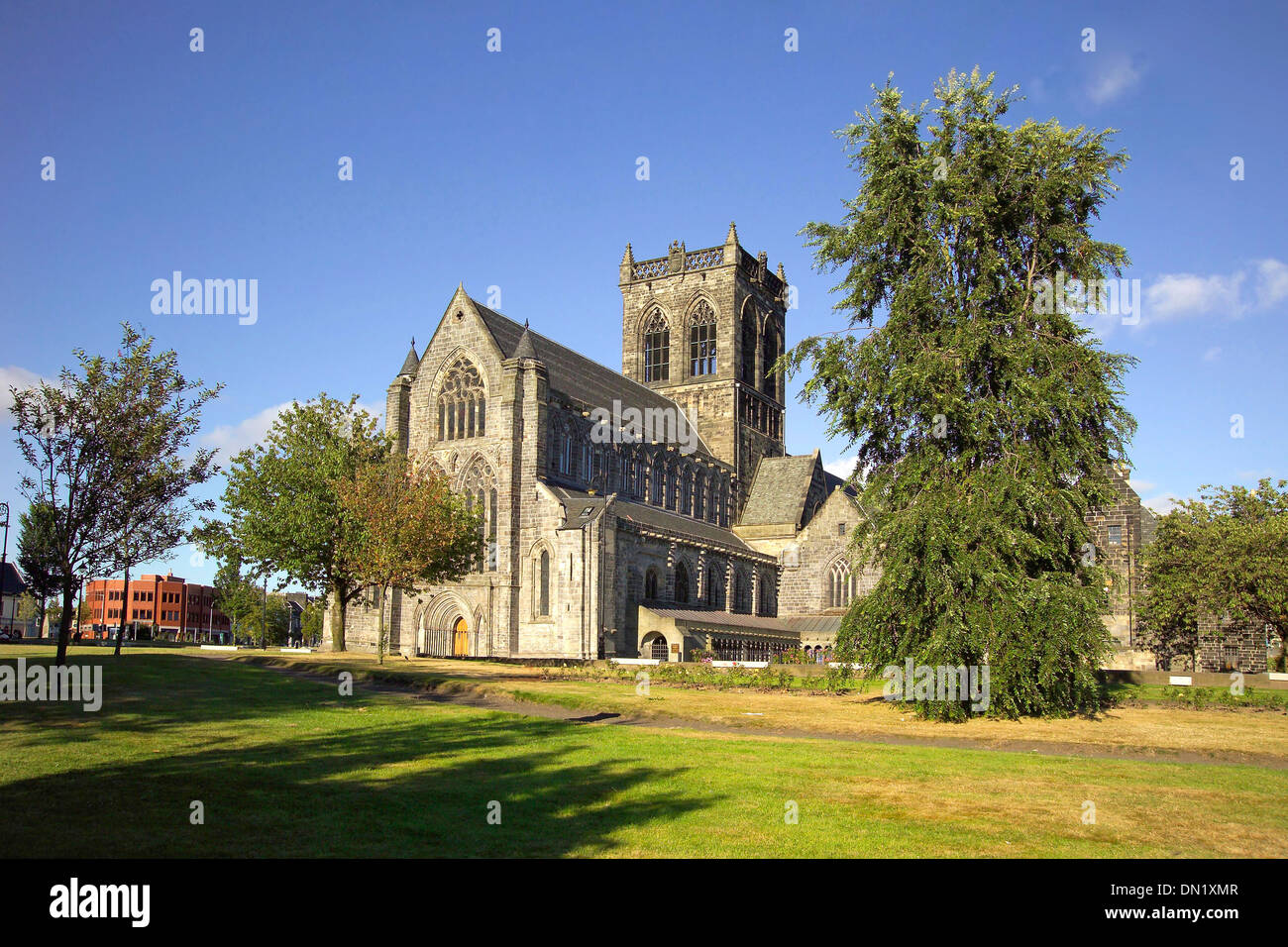 paisley abbey, church of scotland in renfrewshire Stock Photo