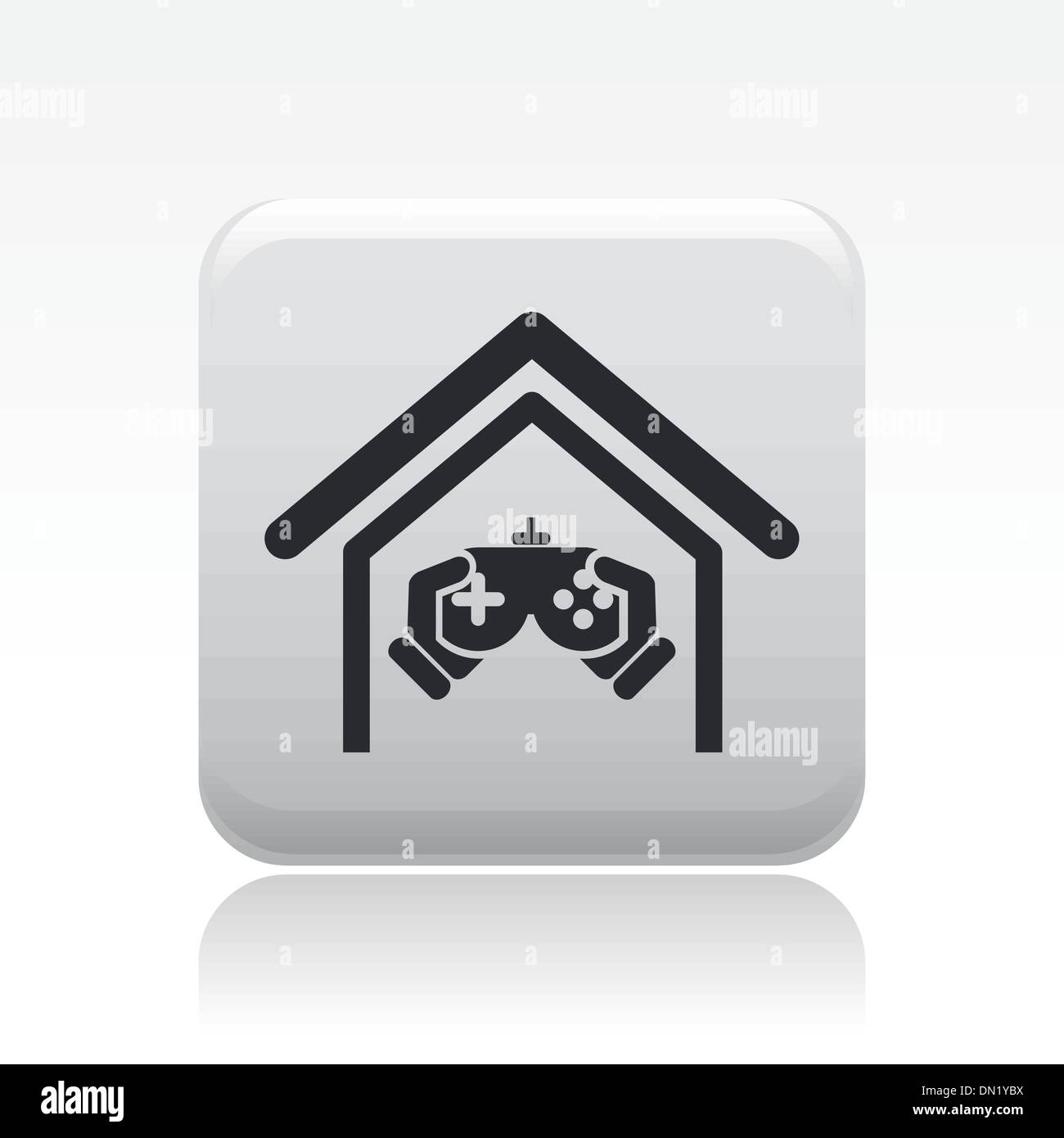 Vector illustration of single isolated videogame icon Stock Vector ...