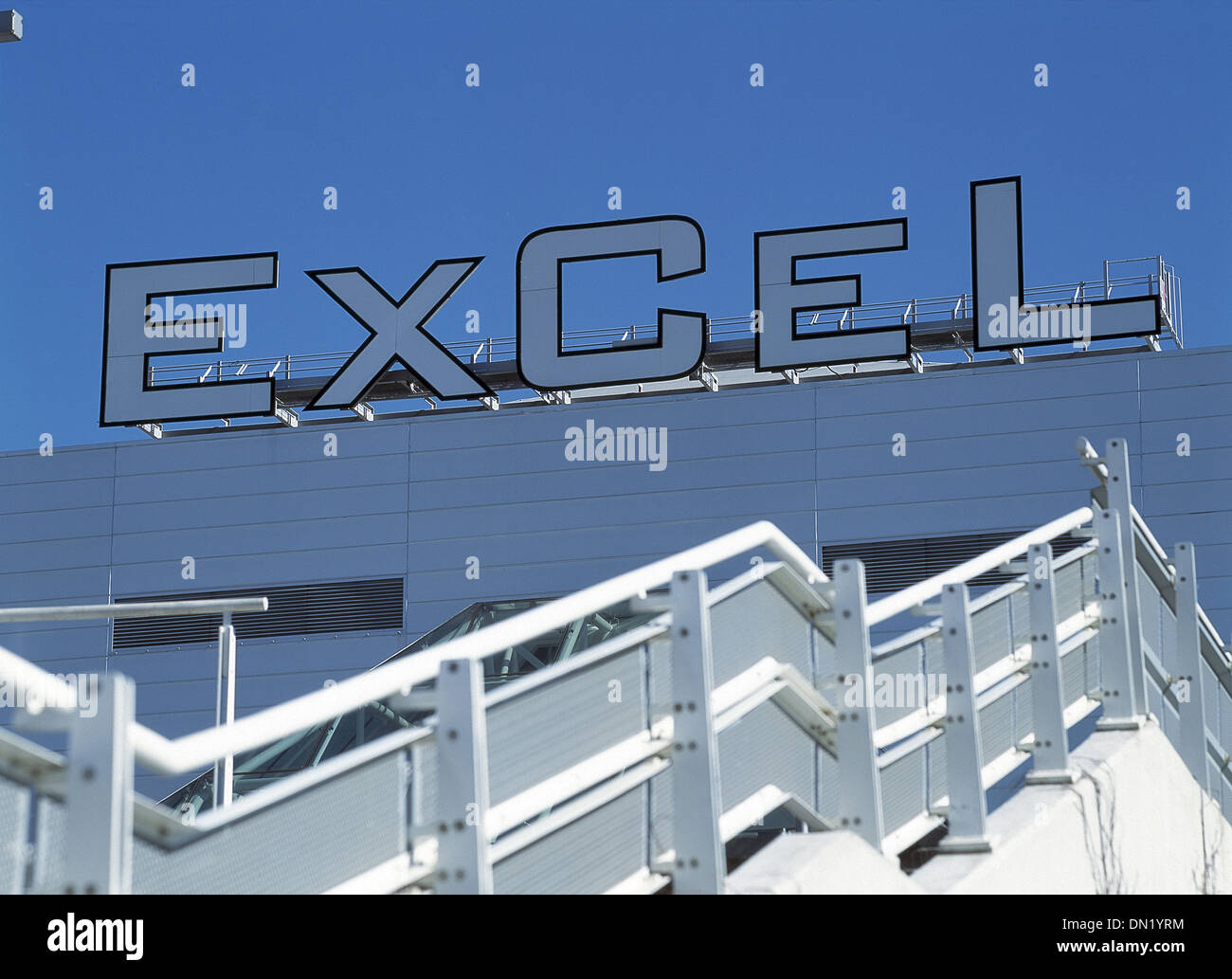 Exterior of Excel Stock Photo