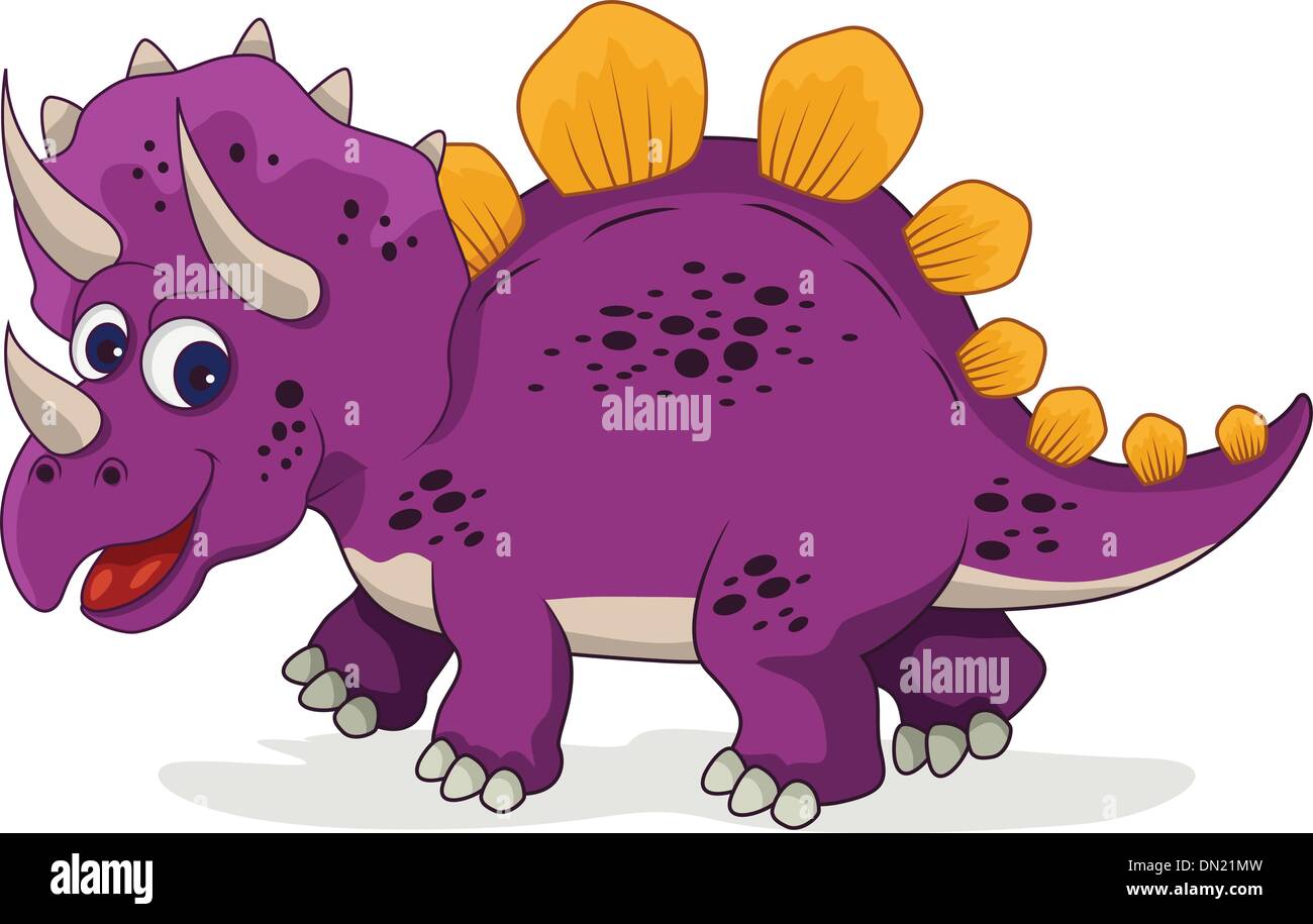 funny dinosaur cartoon Stock Vector Image & Art - Alamy