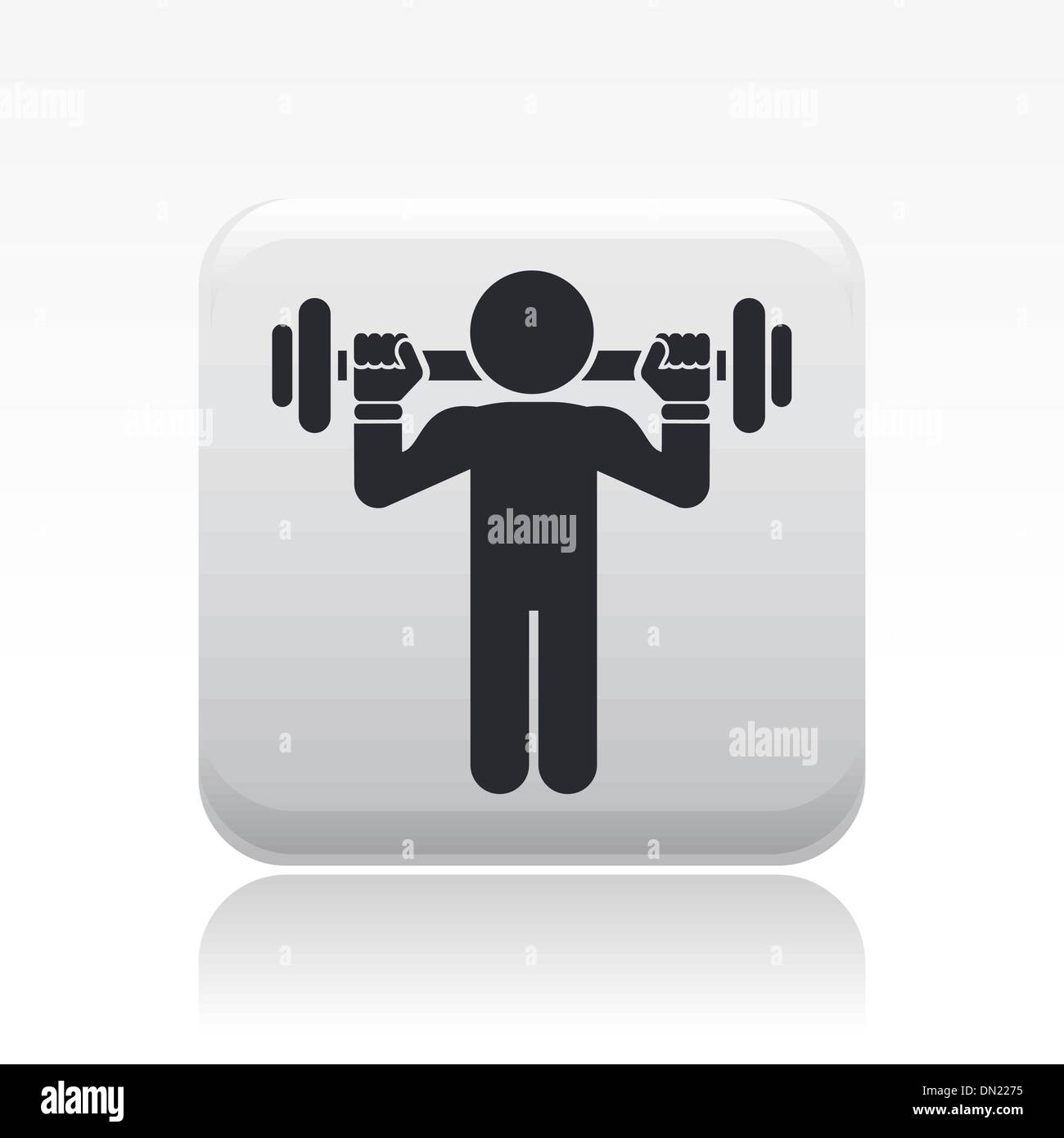 Vector illustration of isolated gym icon Stock Vector Image & Art - Alamy