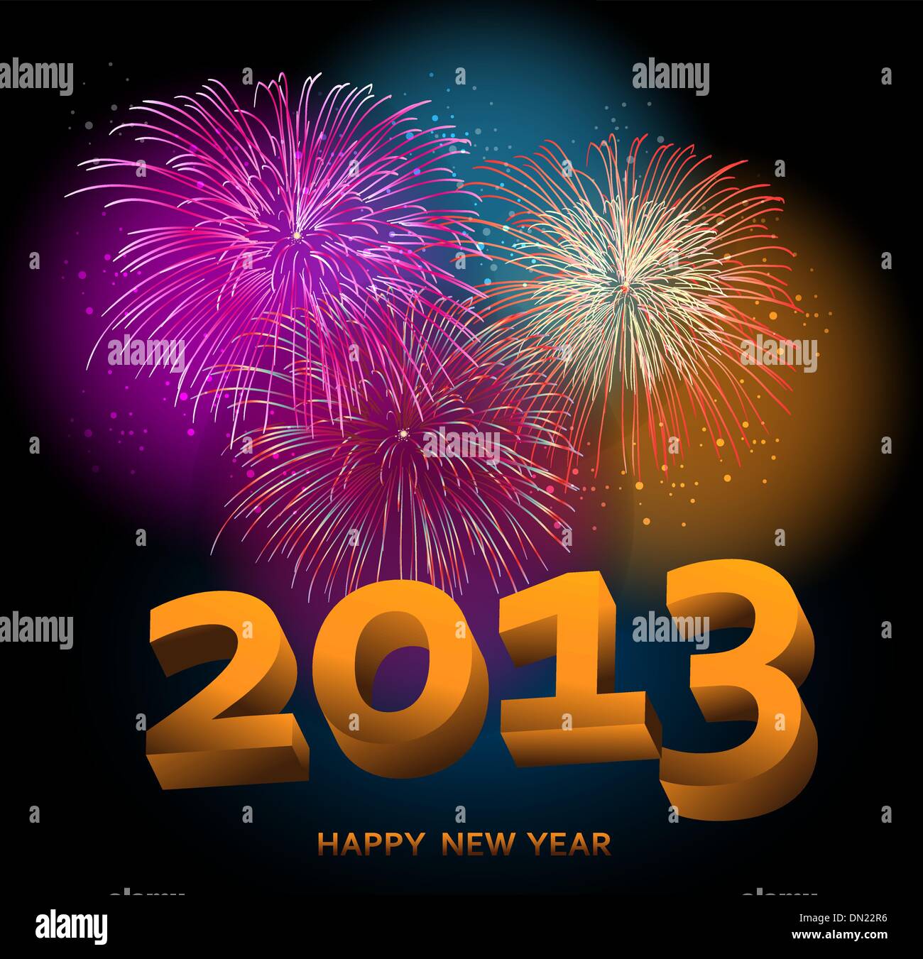3d fireworks Stock Vector Images Alamy