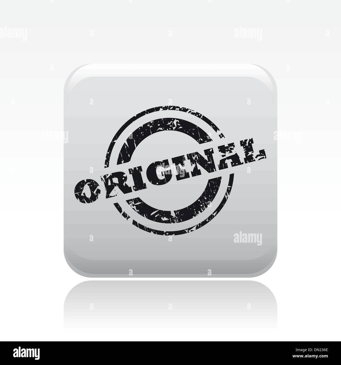 Vector illustration of single original print icon Stock Vector Image