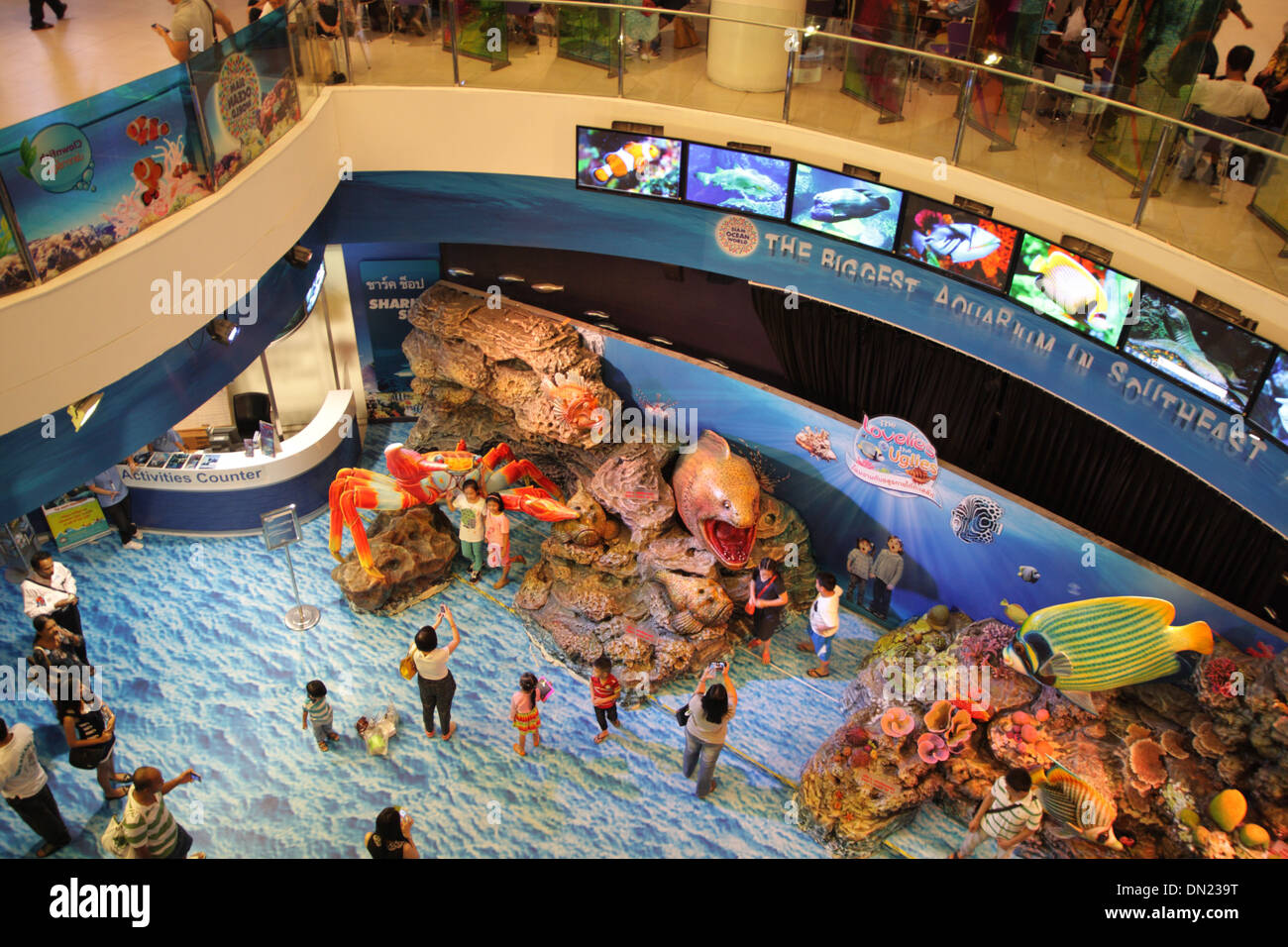 the Shopping mall of Siam Paragon in the city of Bangkok in Thailand in  Southeastasia Stock Photo - Alamy