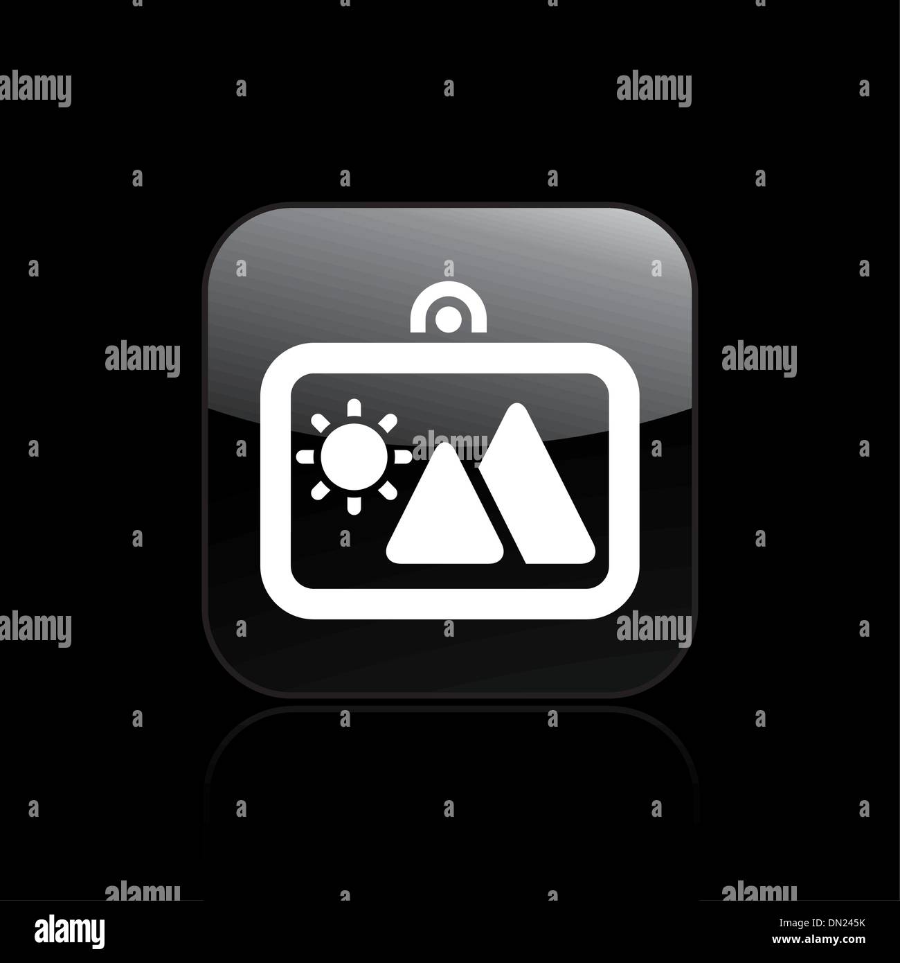 Vector illustration of single photo icon Stock Vector Image & Art - Alamy