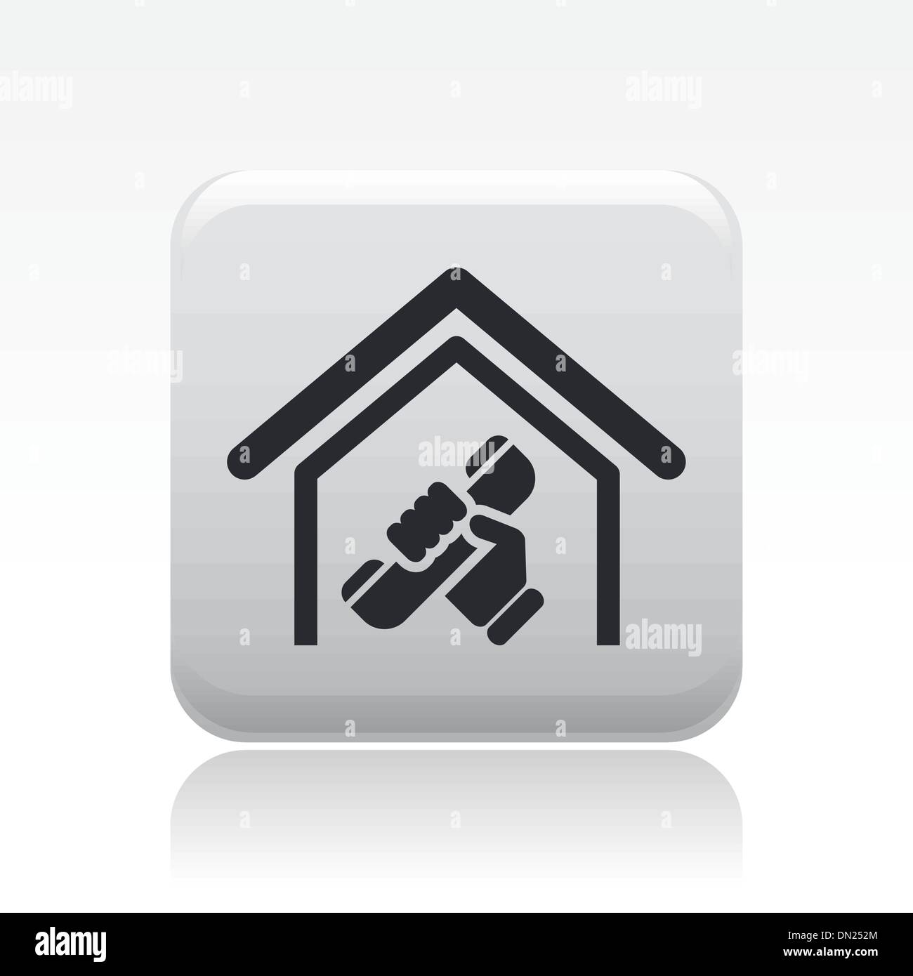 Vector illustration of house phone Stock Vector Image & Art - Alamy
