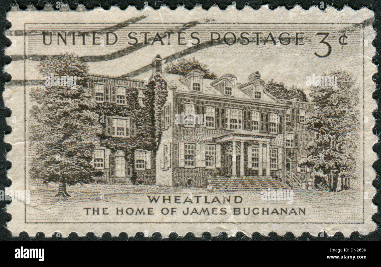 USA CIRCA 1956 Postage stamp printed in the USA, shows a President