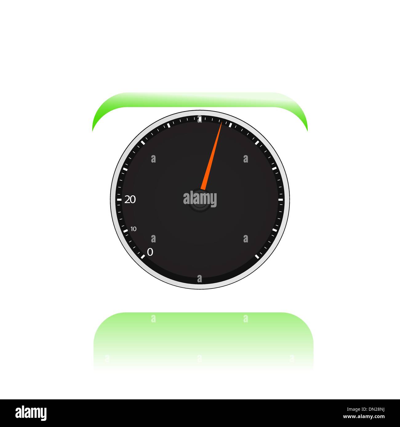 Vector illustration of single speedometer icon Stock Vector Image & Art
