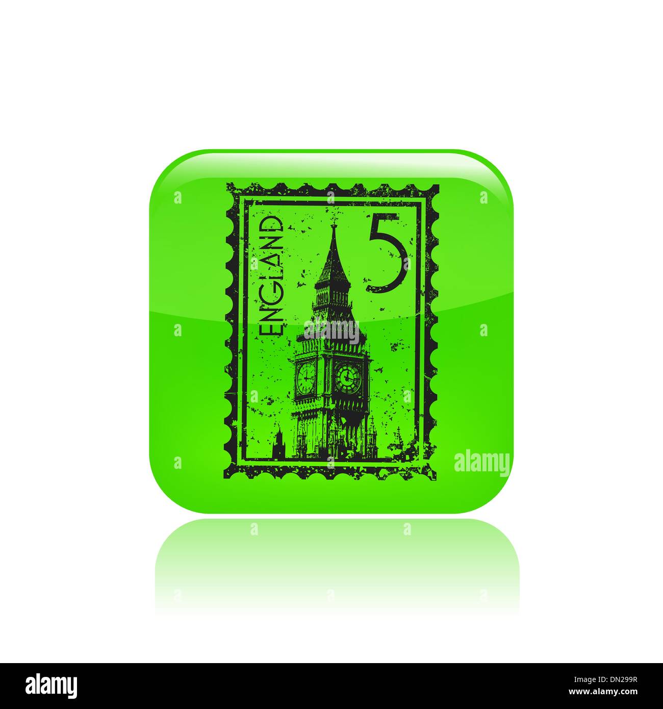 Vector illustration of isolated London icon Stock Vector