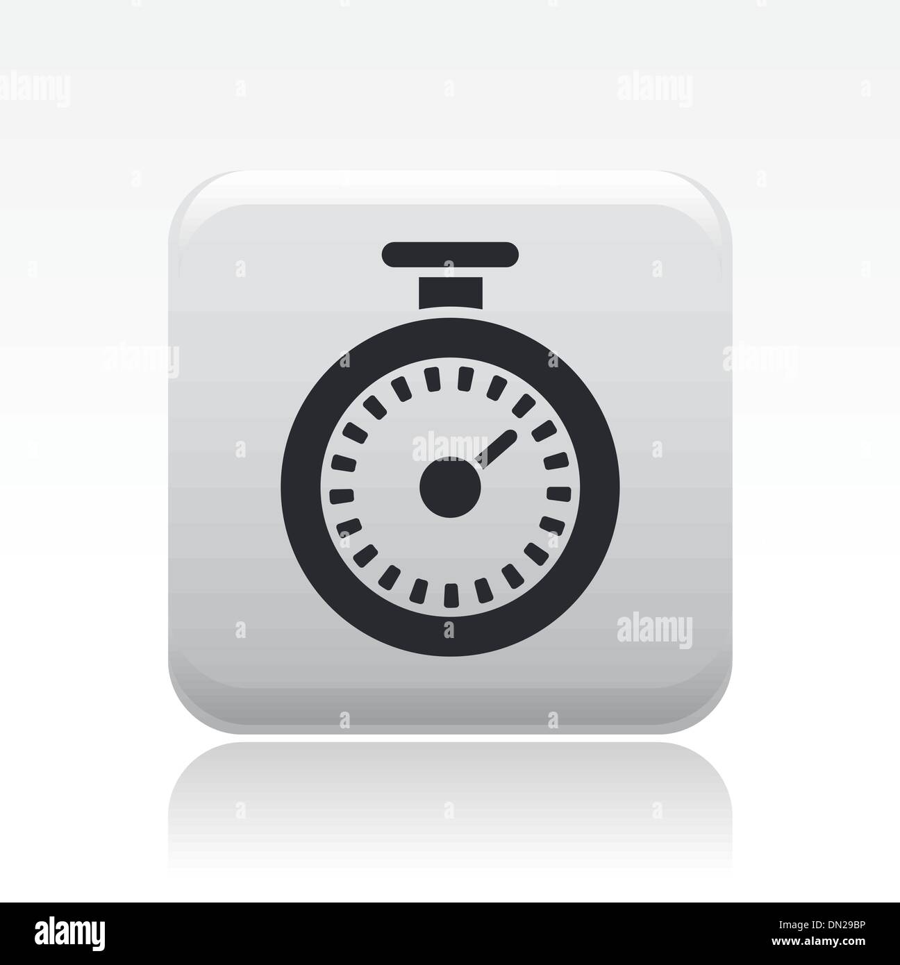 Vector illustration of isolated timer icon Stock Vector Image & Art - Alamy