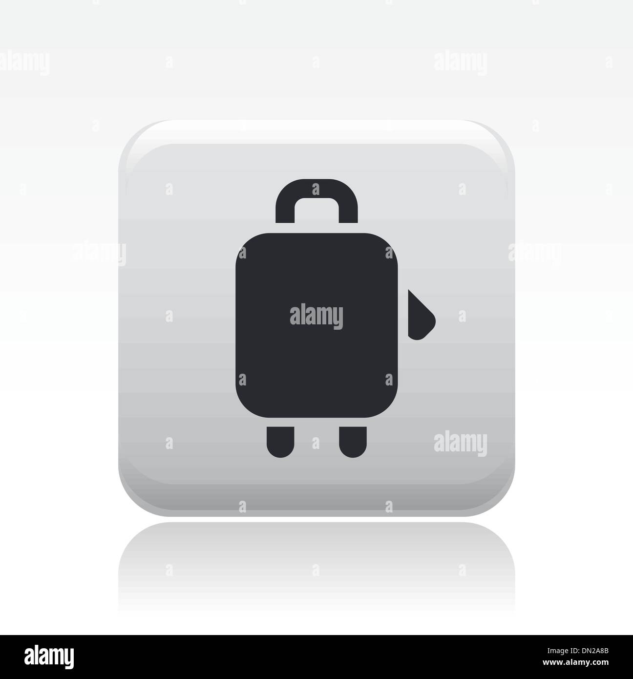 Vector illustration of single travel bag icon Stock Vector Image & Art ...