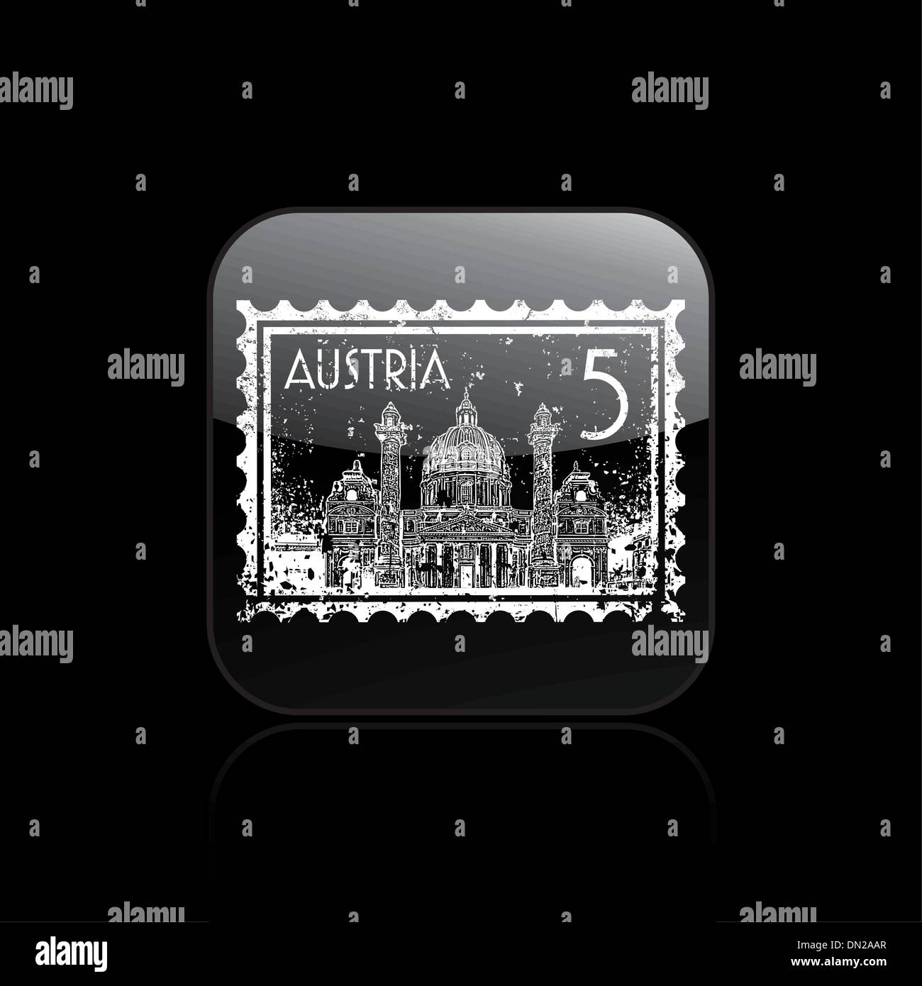 Vector illustration of isolated Austria icon Stock Vector Image & Art ...
