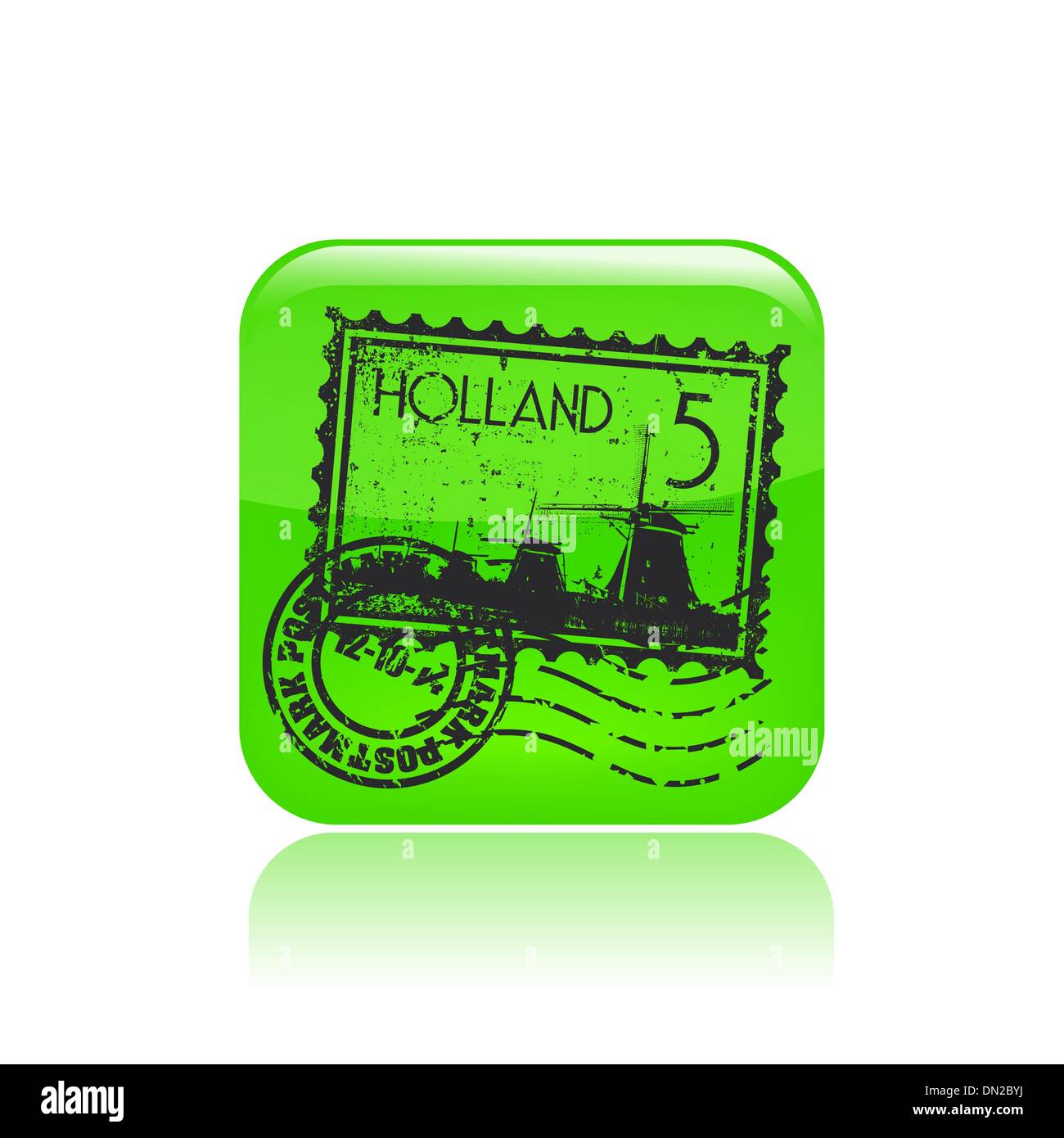Vector illustration of isolated Holland icon Stock Vector Image & Art ...