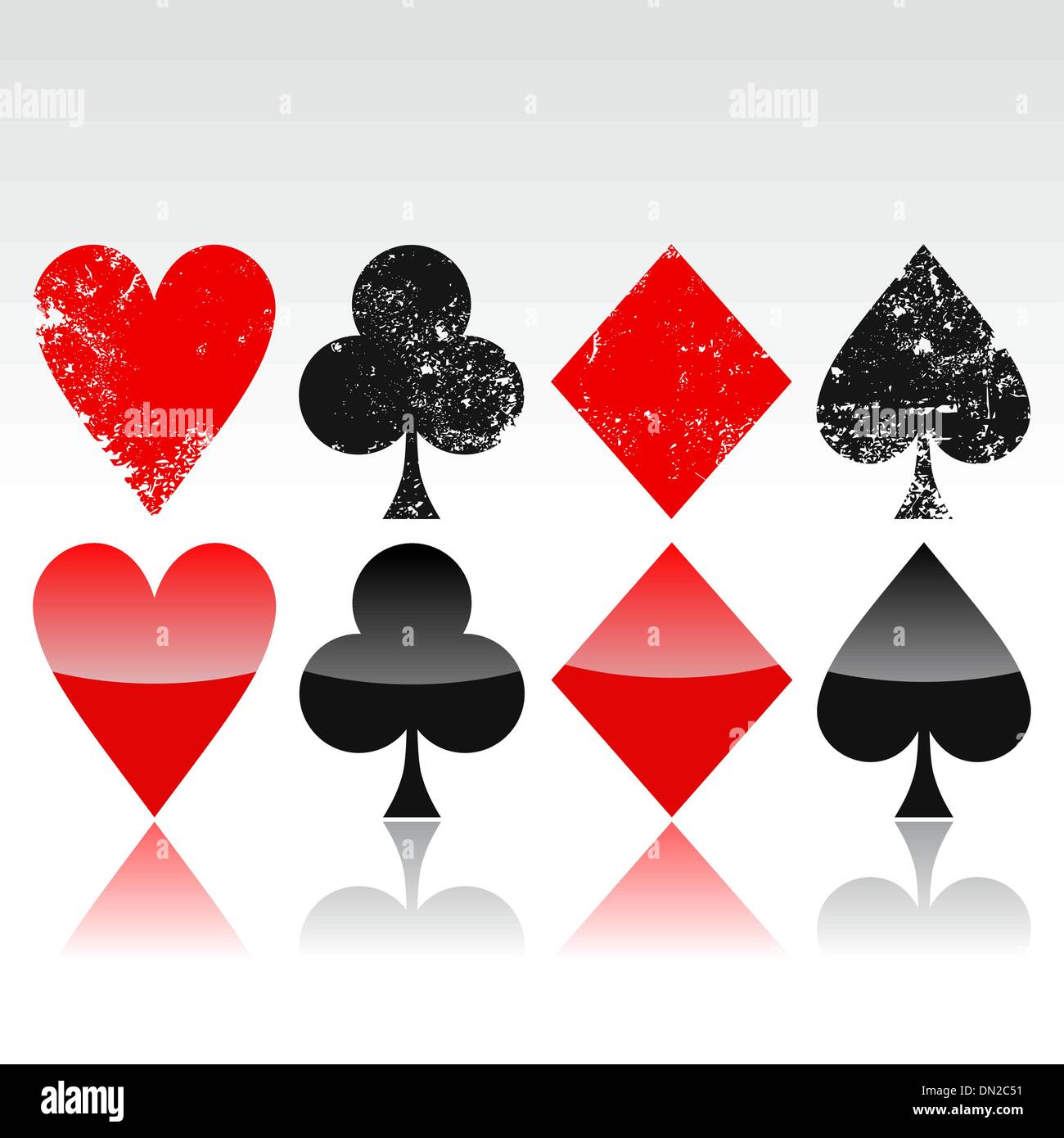 Vector illustration of poker concept design Stock Vector