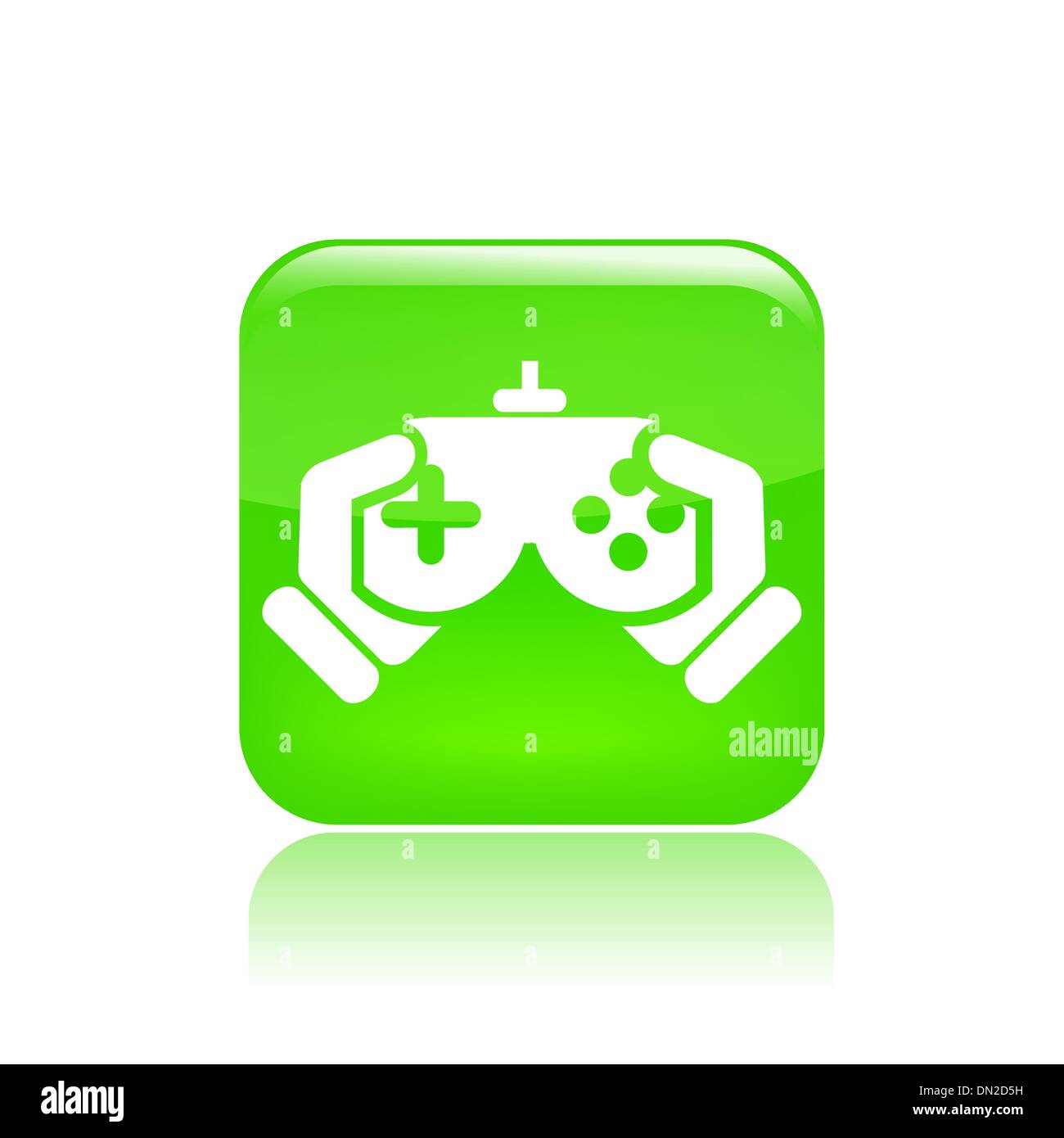 Vector illustration of single isolated videogame icon Stock Vector ...
