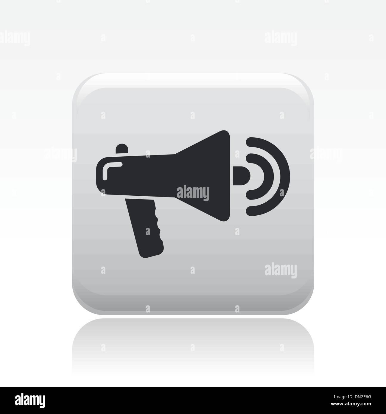 Vector illustration of single megaphone icon Stock Vector Image & Art ...