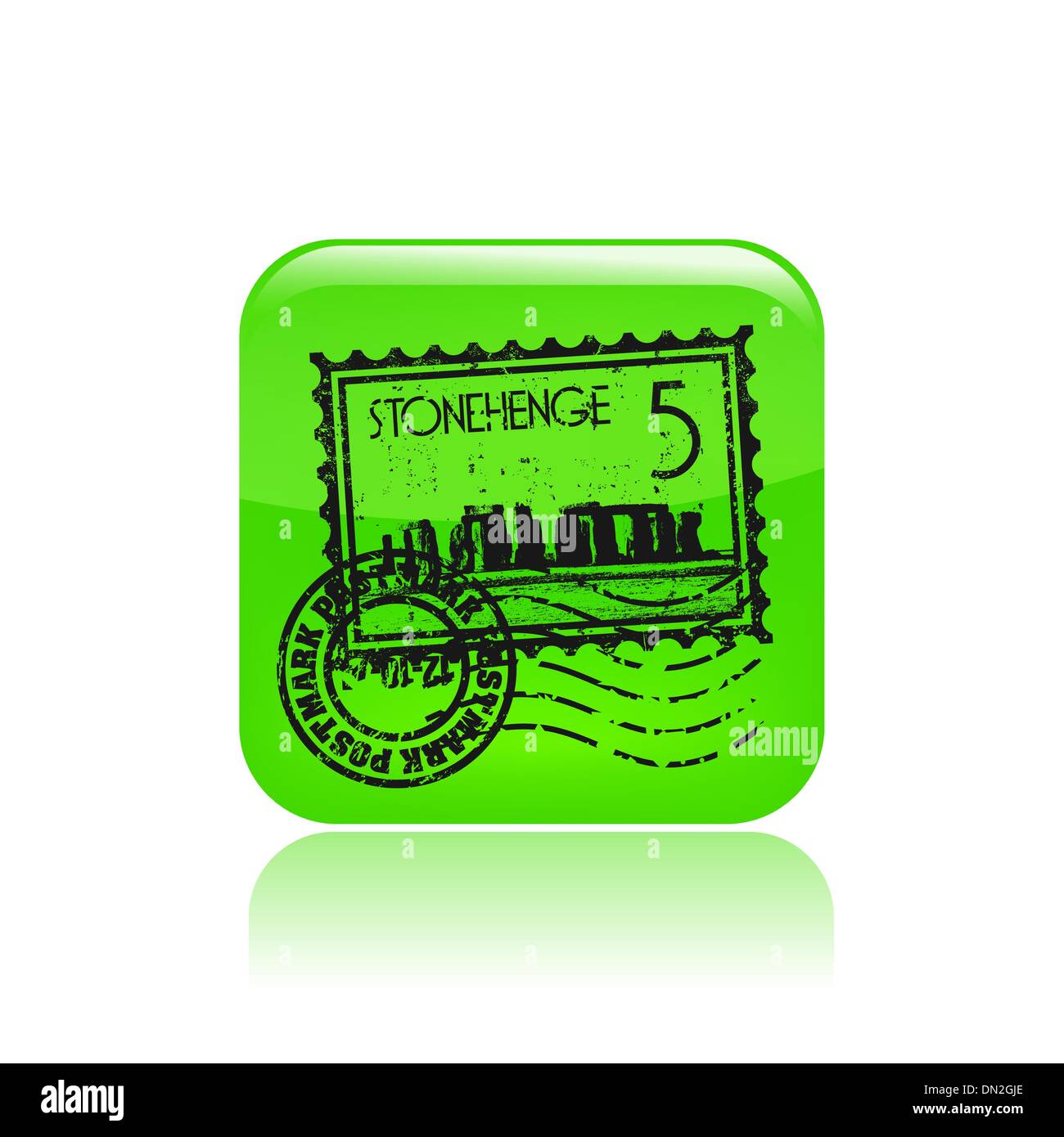 Vector illustration of single Stonehenge icon Stock Vector Image & Art ...