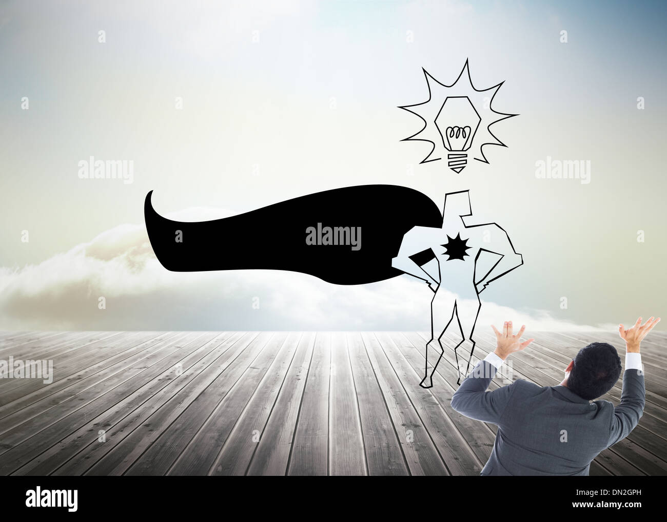 Arms raised sky sun hi-res stock photography and images - Alamy